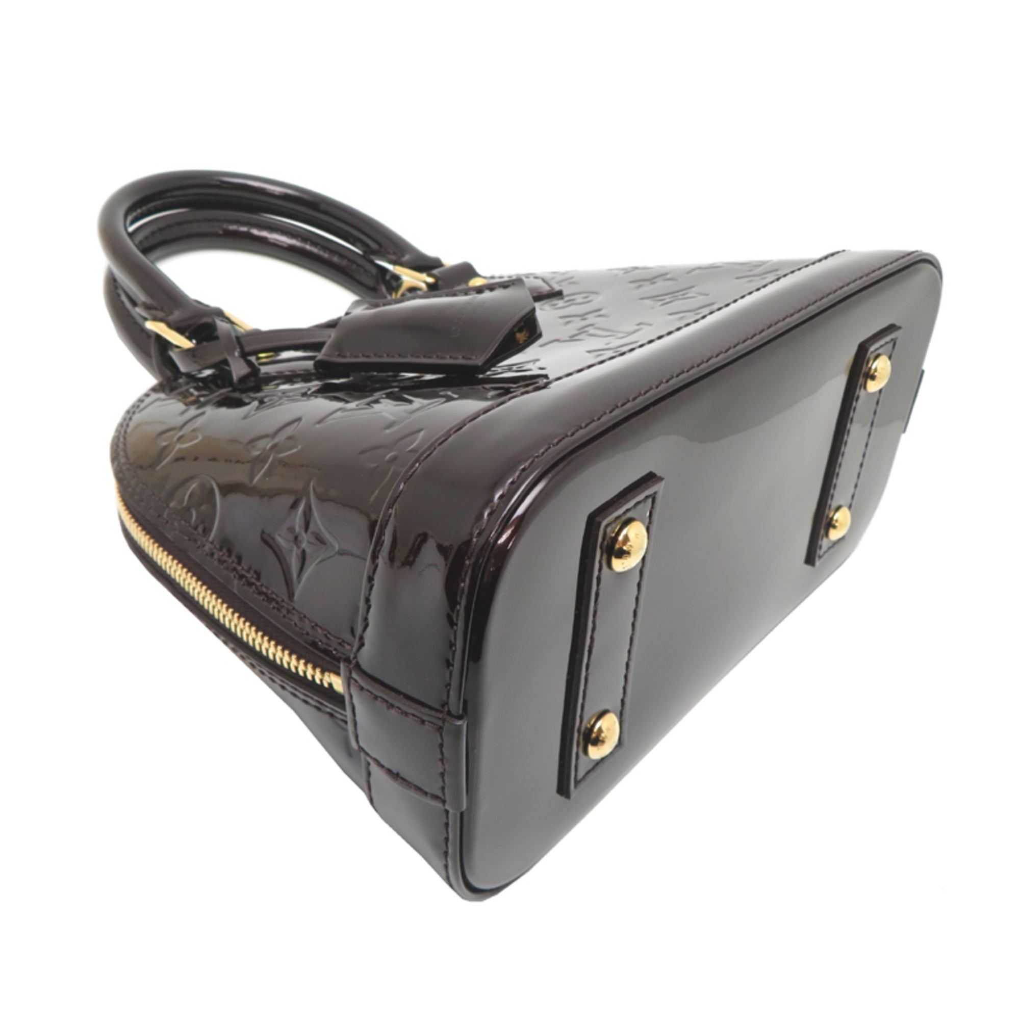 Louis Vuitton Amarante Purple Vernis Handbag (Pre-Owned)