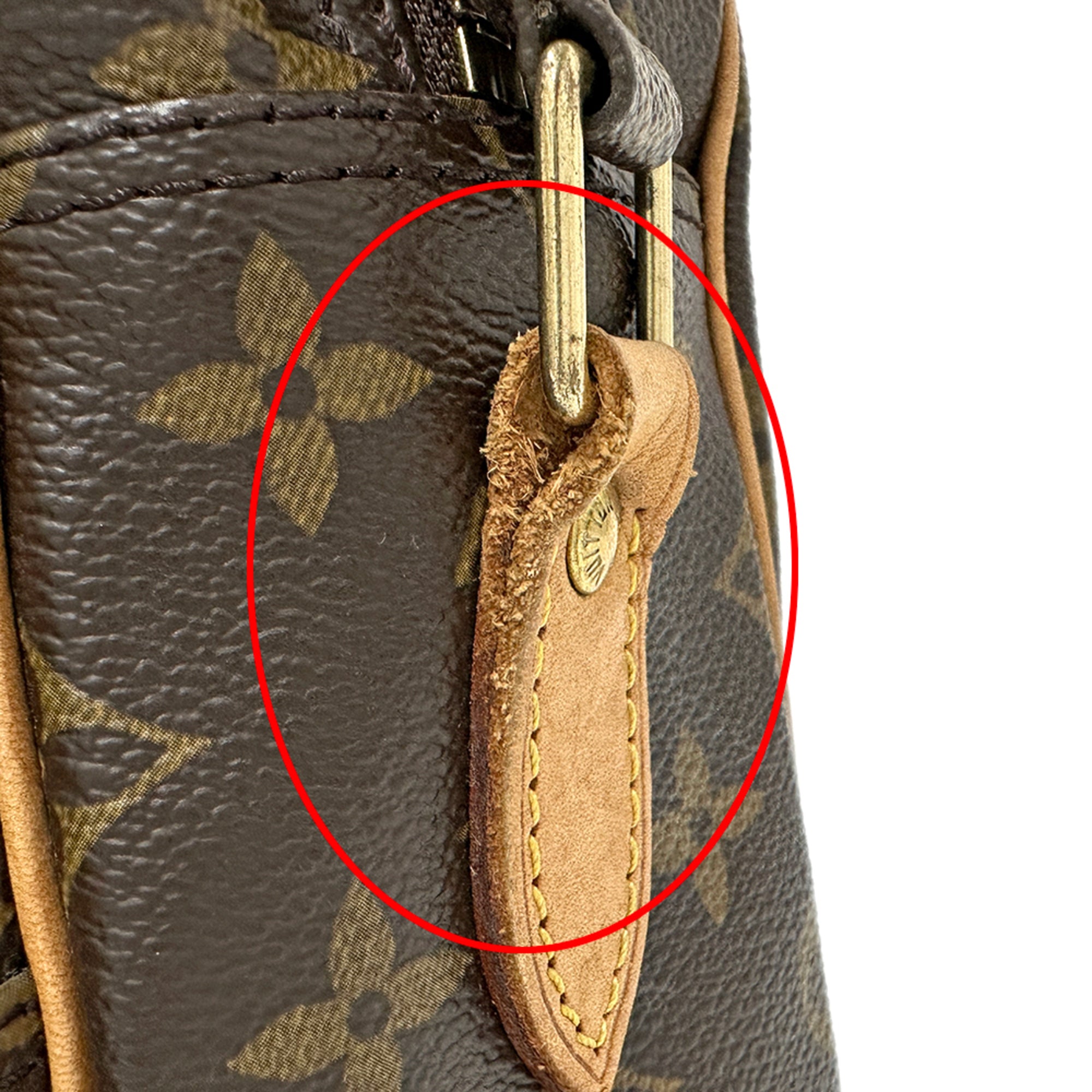 Louis Vuitton Brown Monogram Canvas Handbag Shoulder Bag (Pre-Owned)