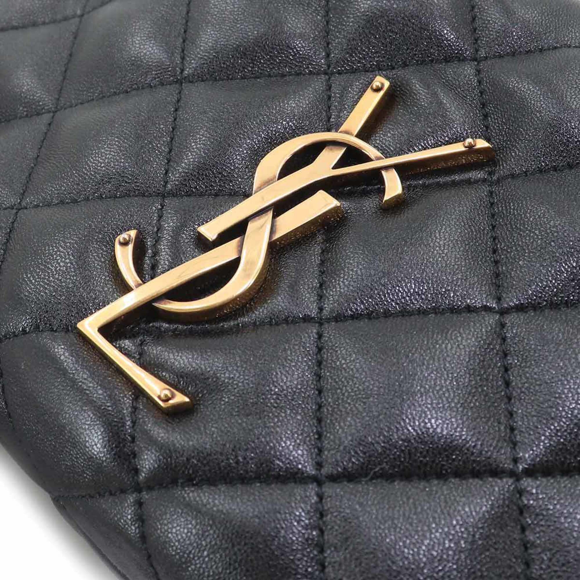 Saint Laurent Black Leather Handbag (Pre-Owned)