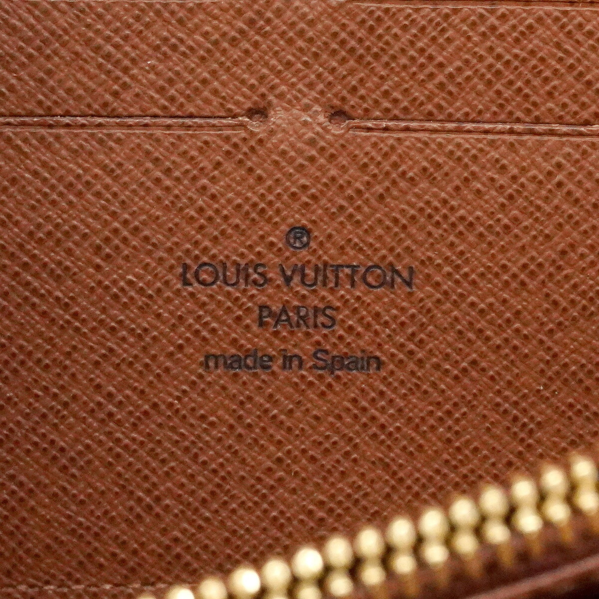 Louis Vuitton Brown Long Wallet (Bi-Fold) (Pre-Owned)