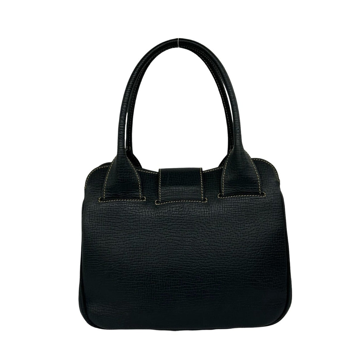 Loewe Navy Leather Handbag Tote Bag (Pre-Owned)