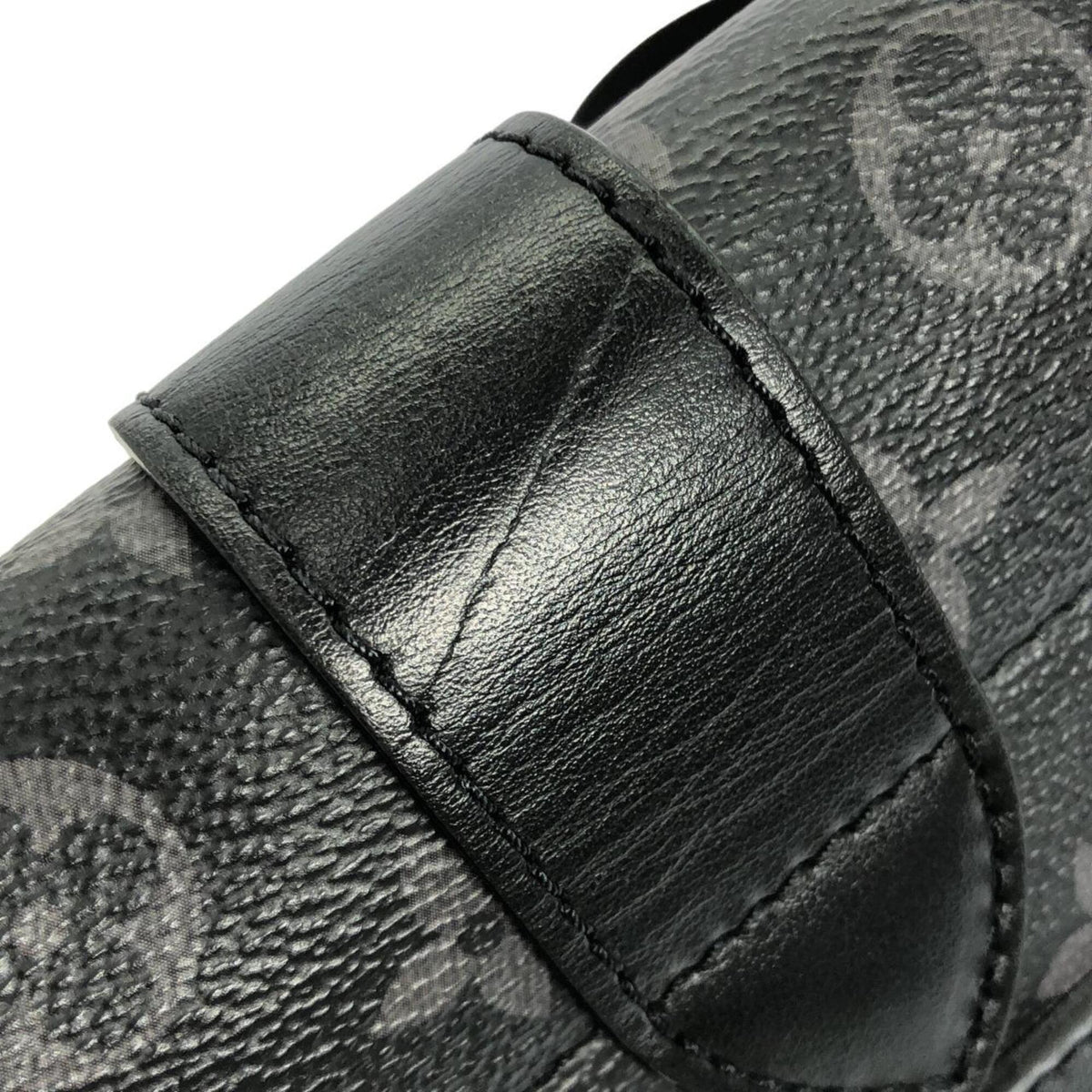 Louis Vuitton Black Coated Canvas Shoulder Bag (Pre-Owned)