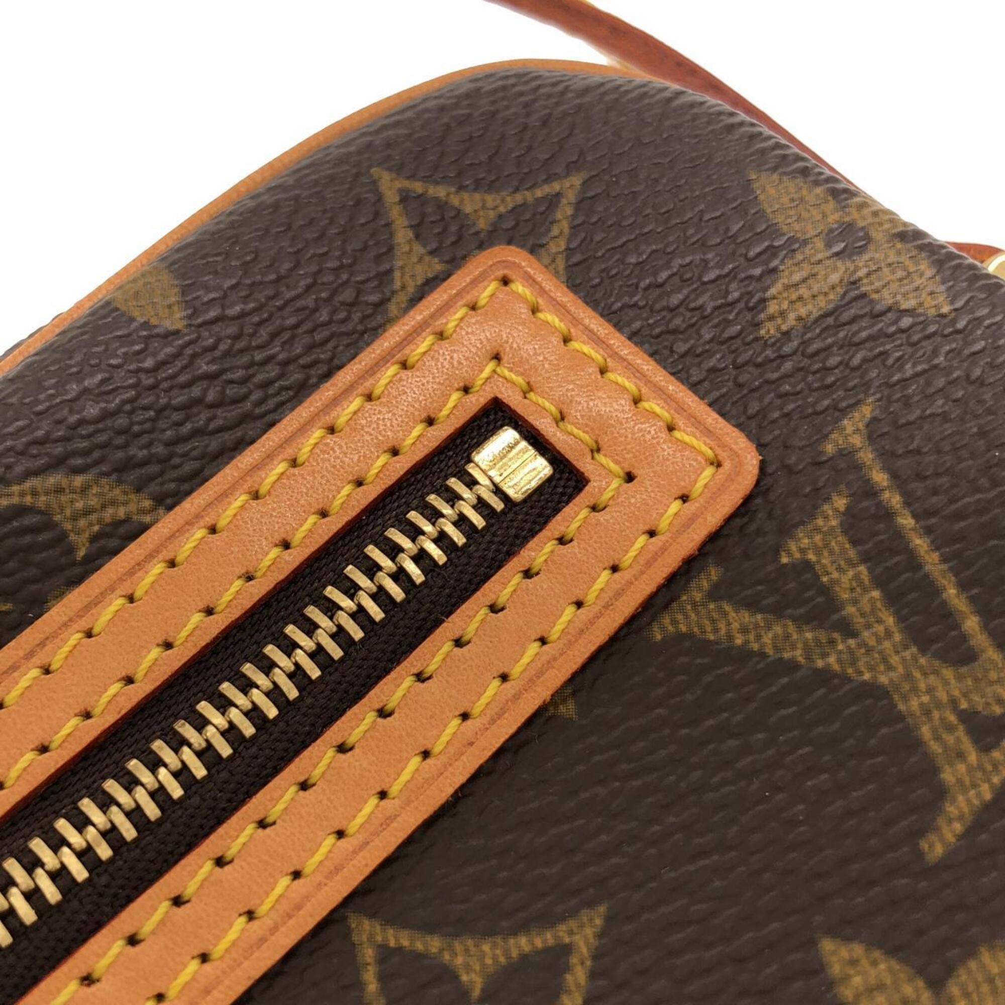 Louis Vuitton Brown Coated Canvas Pochette Shoulder Bag (Pre-Owned)