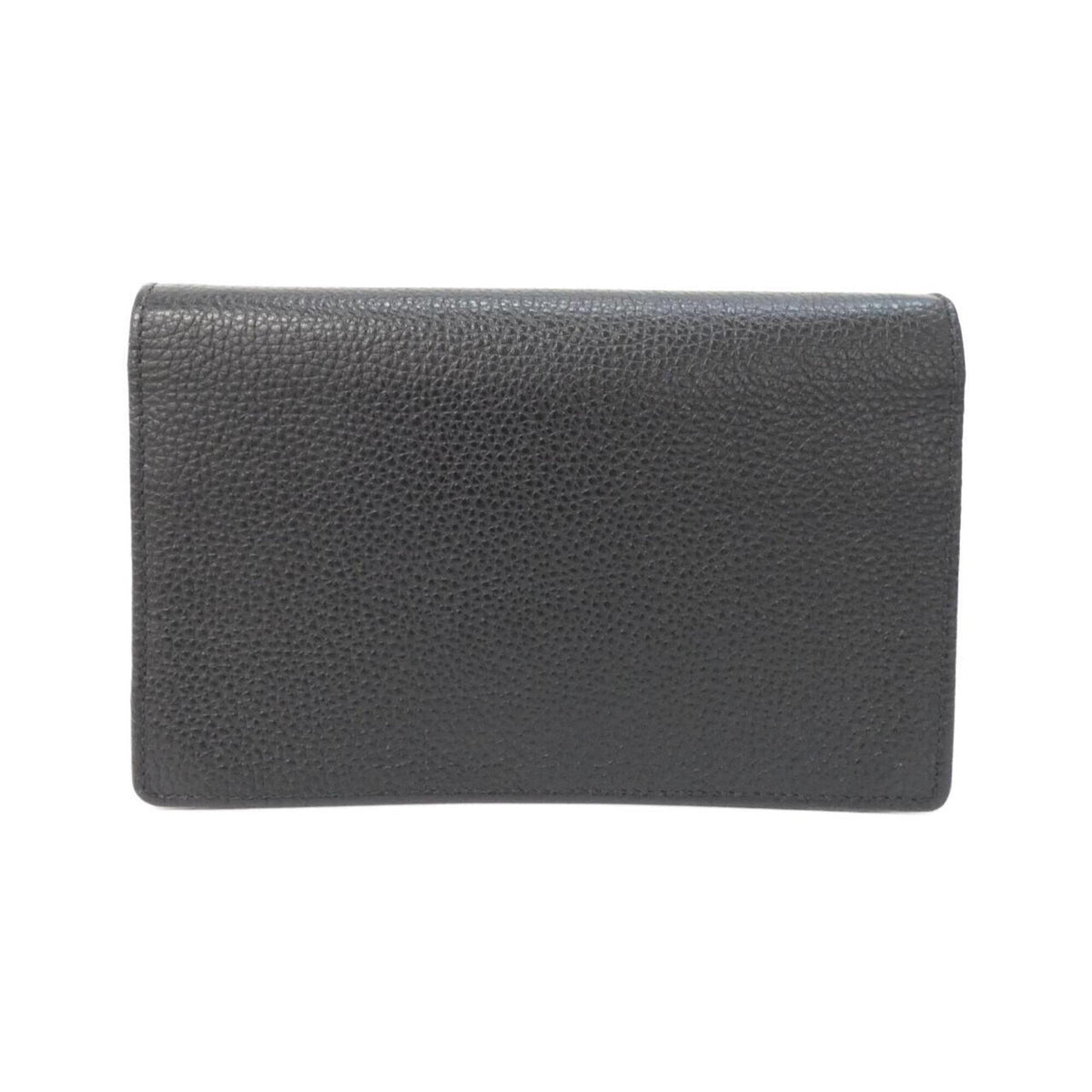 Gucci Black Leather Chain/Shoulder Wallet (Pre-Owned)