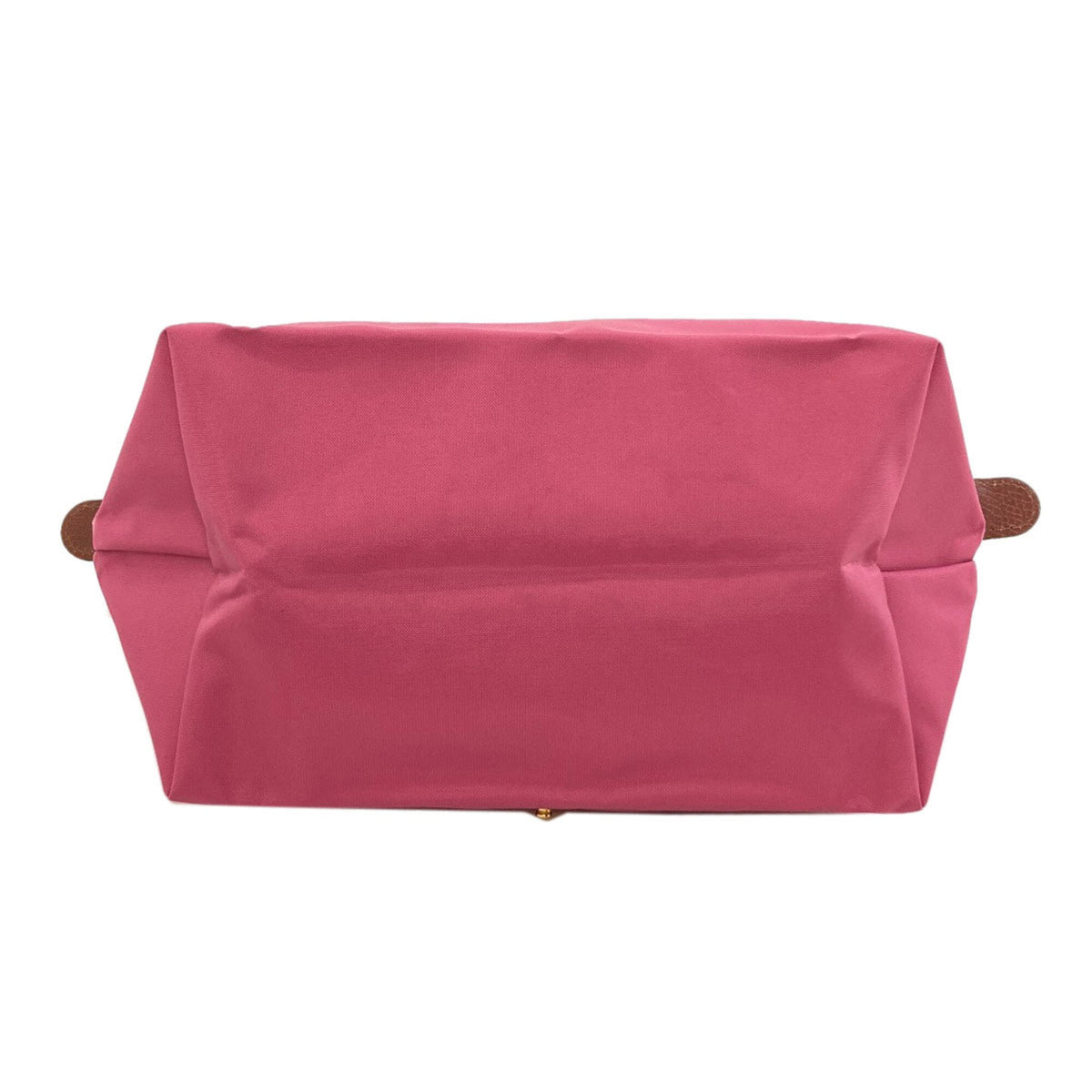 Longchamp Brown Pink Nylon Handbag (Pre-Owned)