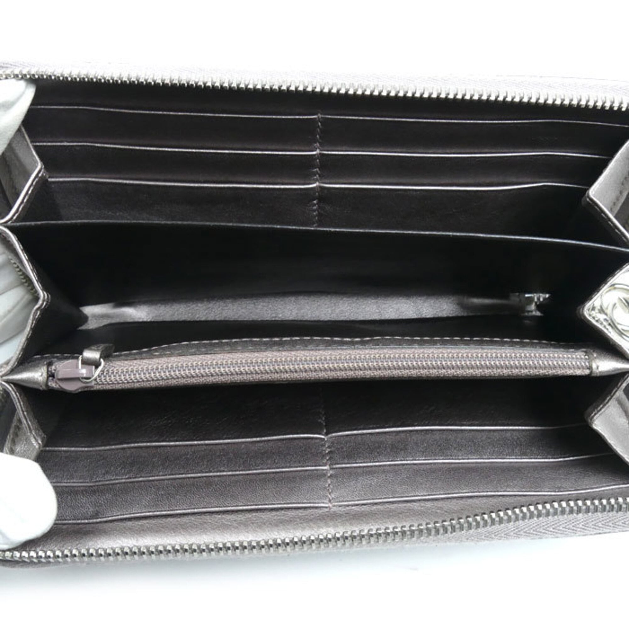 Gucci Metallic Purple Pvc Long Wallet (Bi-Fold) (Pre-Owned)