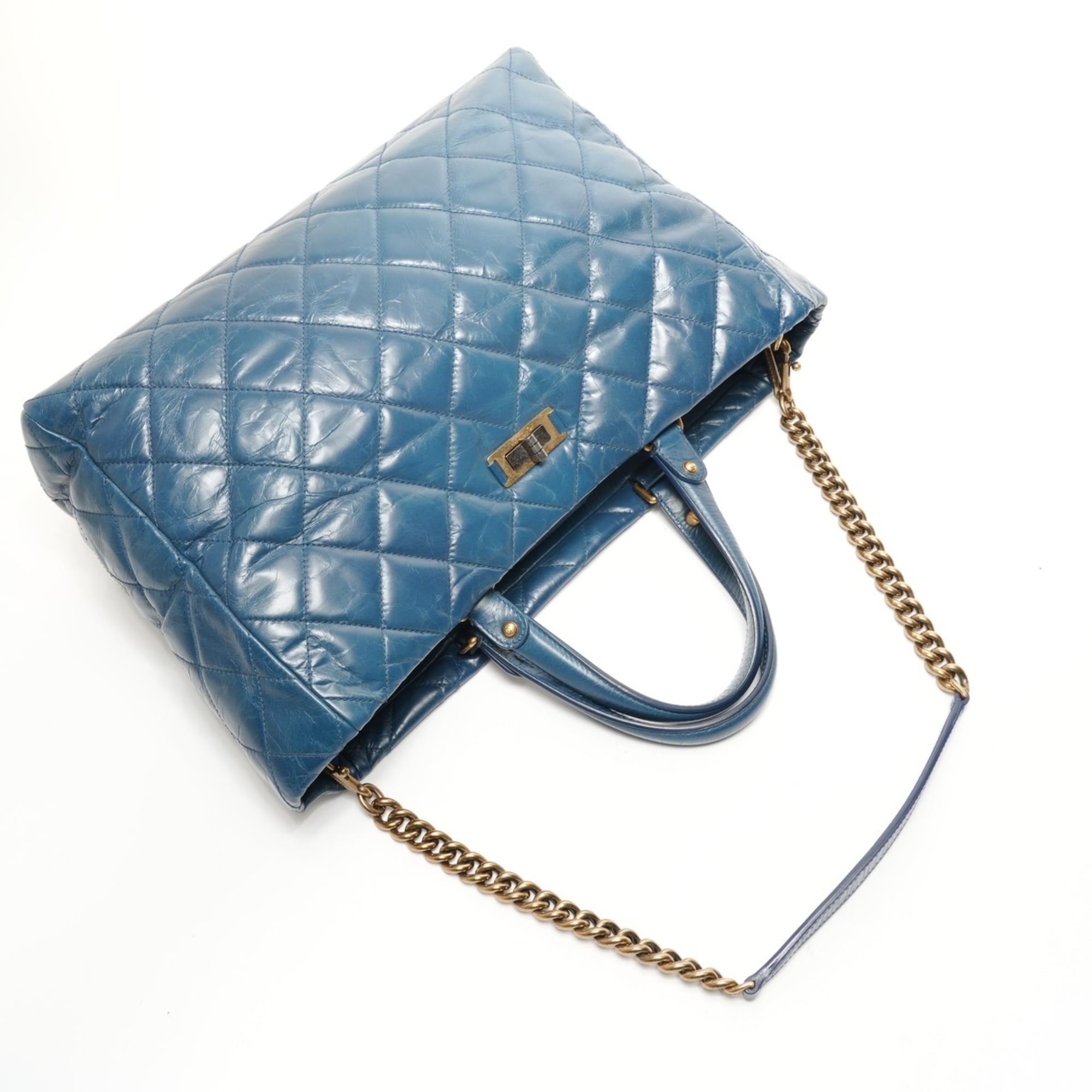 Chanel Blue Handbag (Pre-Owned)