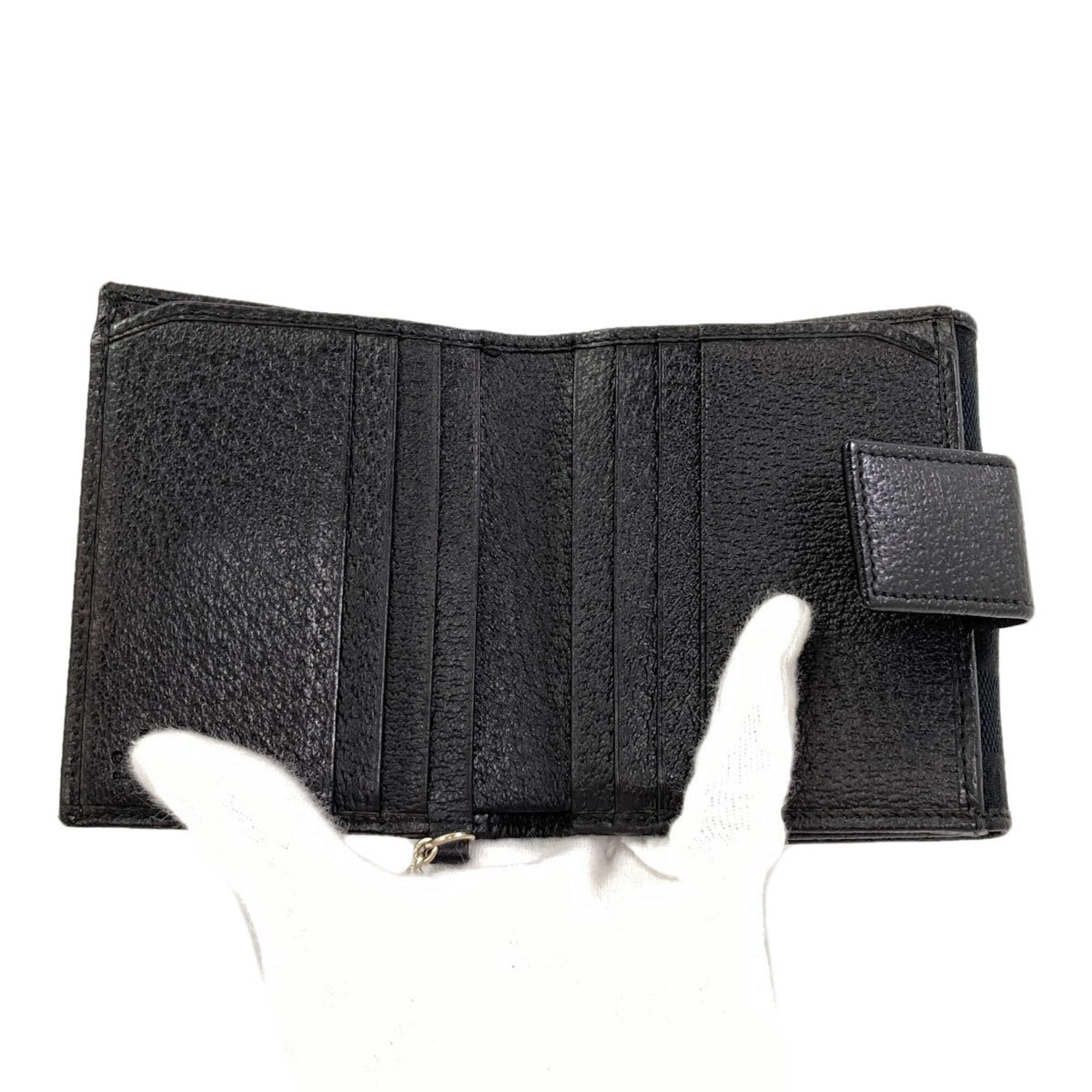 Gucci Black Canvas Wallet (Bi-Fold) (Pre-Owned)