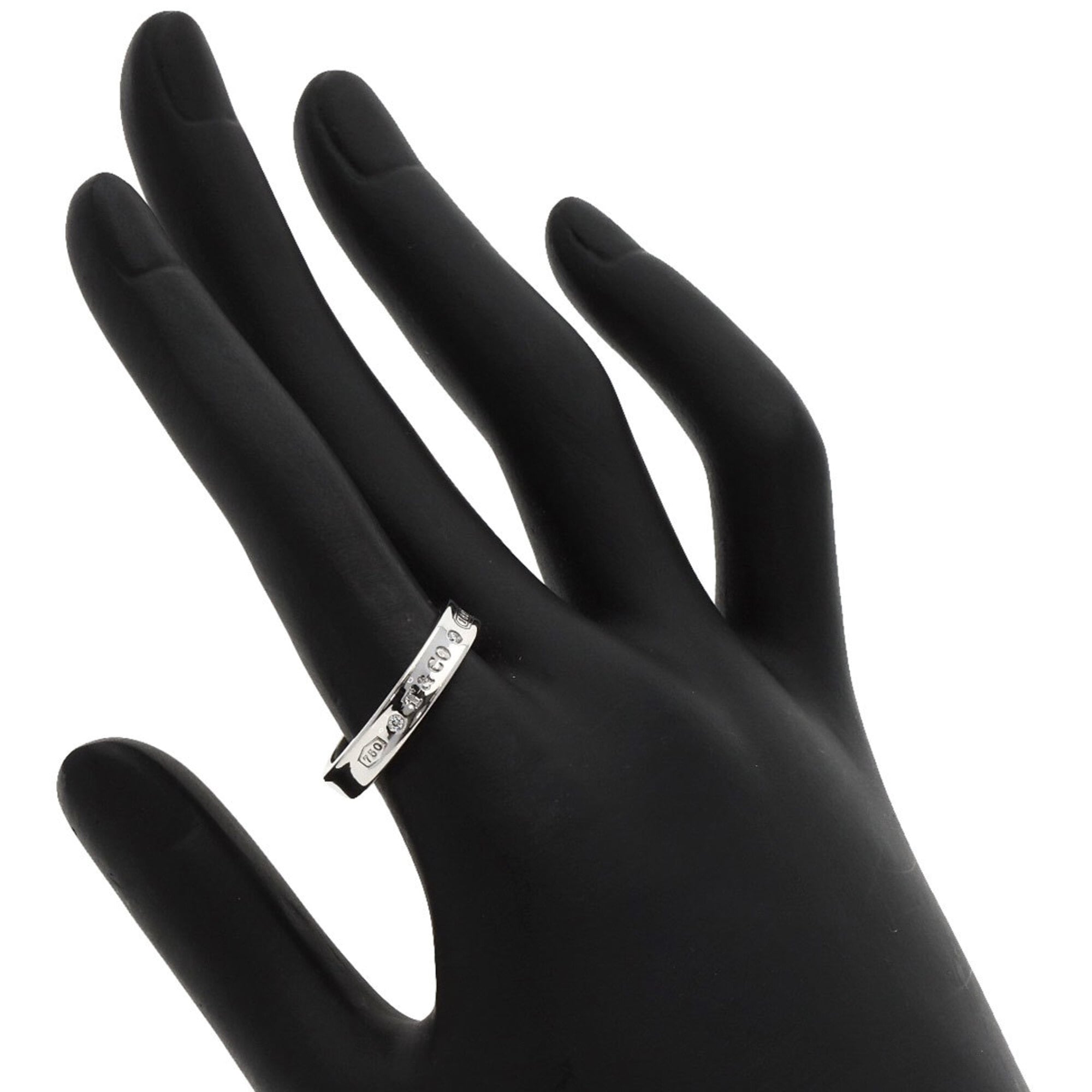Tiffany White Gold White Gold (18K) Band Ring (Pre-Owned)
