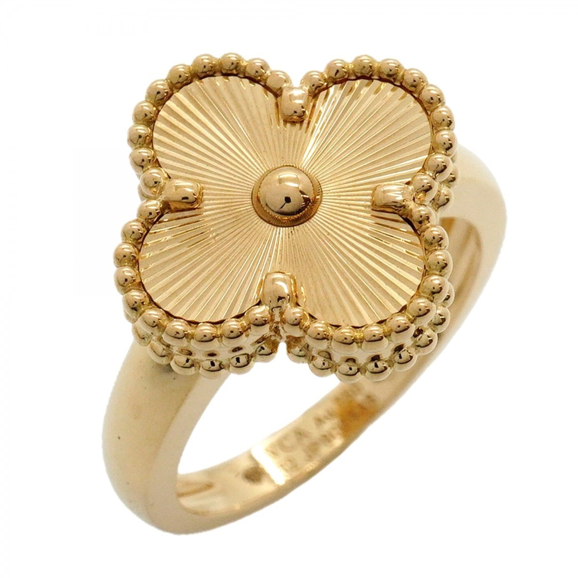 Van Cleef & Arpels Yellow Gold (18K) Band Ring (Pre-Owned)