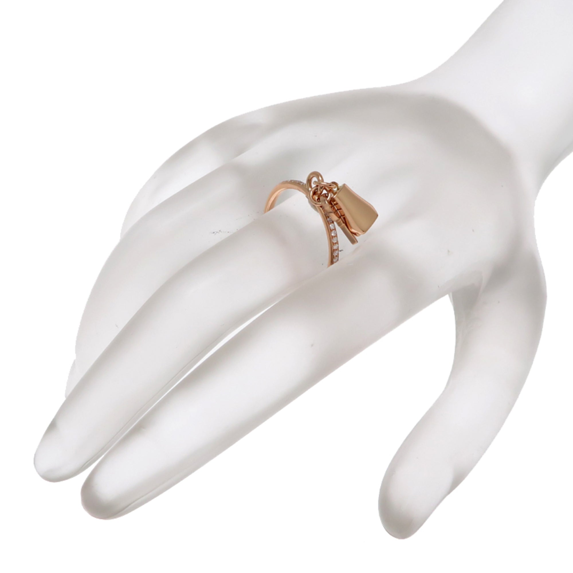 Hermes Pink Gold (18K) Band Ring (Pre-Owned)