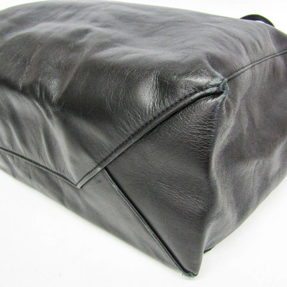Celine Cabas Black Leather Tote Bag (Pre-Owned)