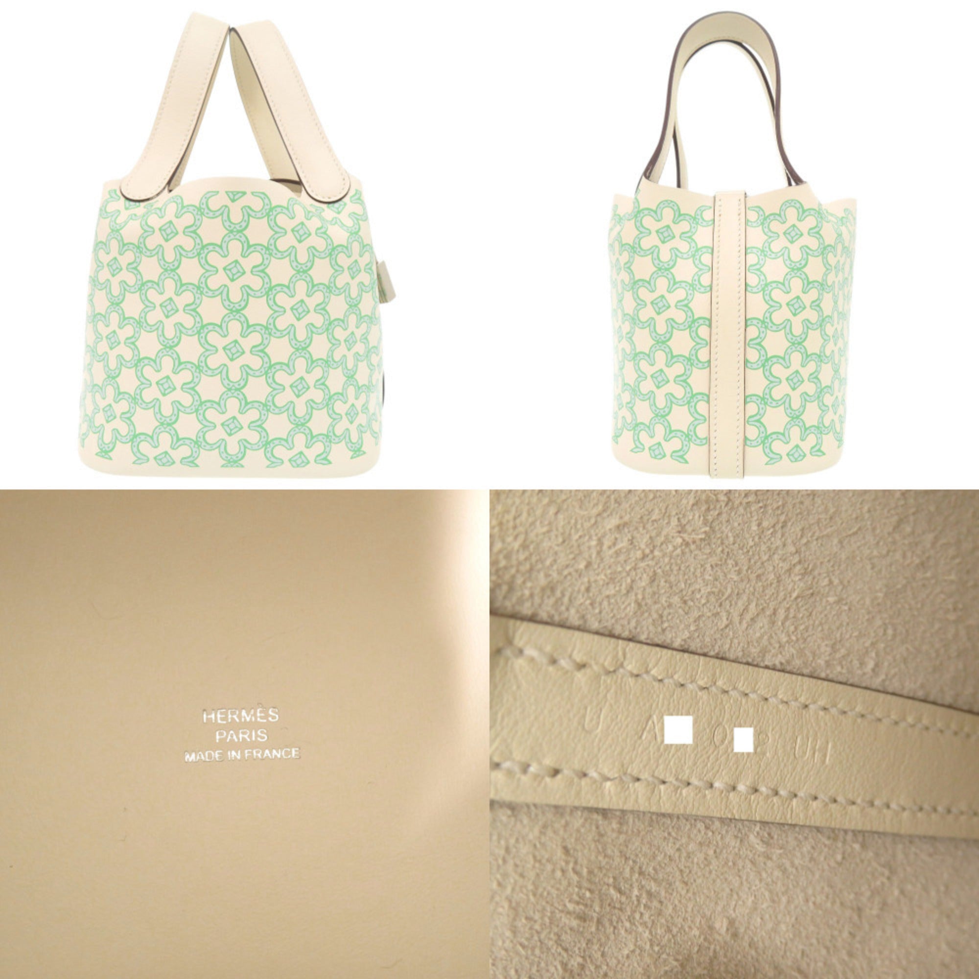 Hermes Vert Swift Leather Handbag (Pre-Owned)