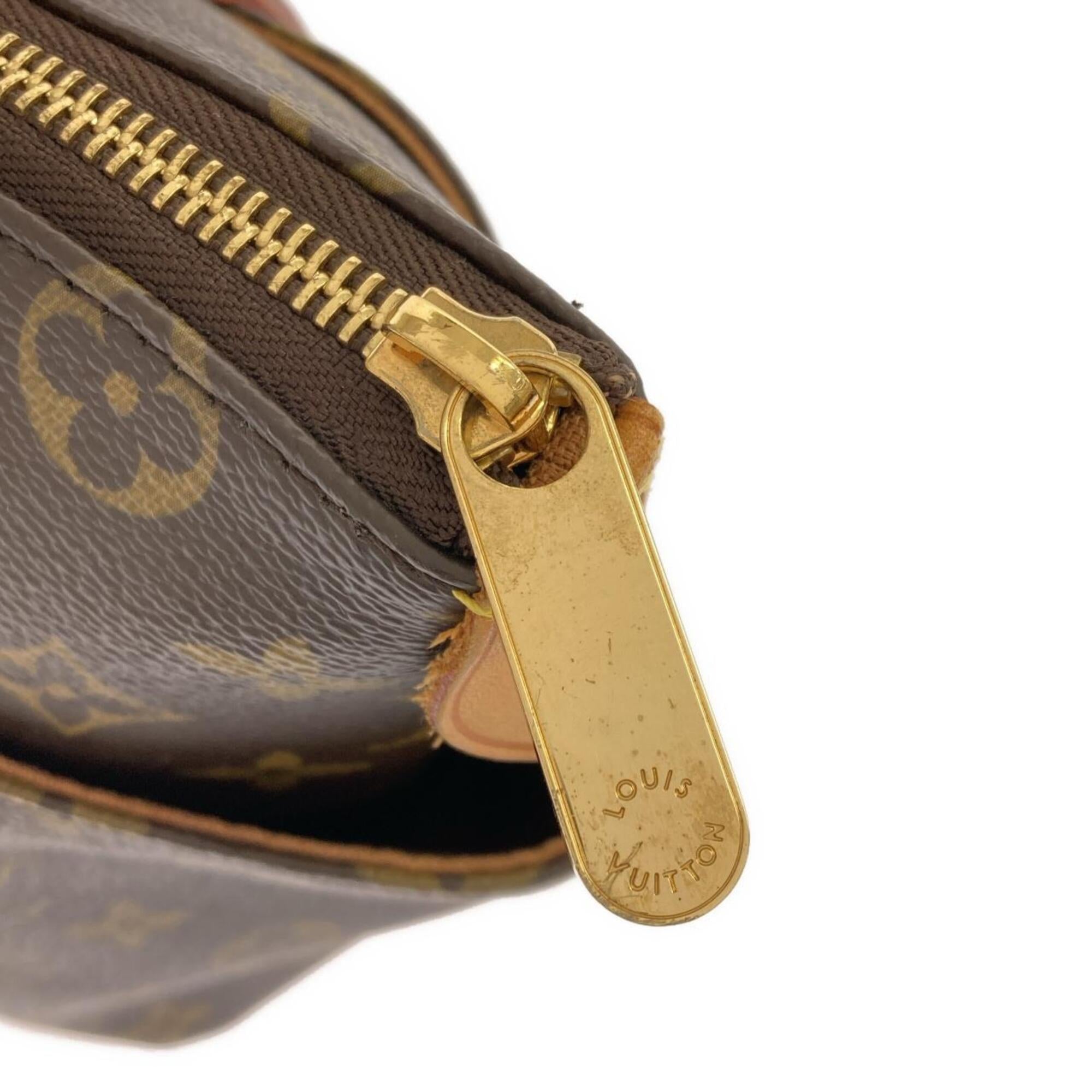 Louis Vuitton Marron Coated Canvas Handbag (Pre-Owned)