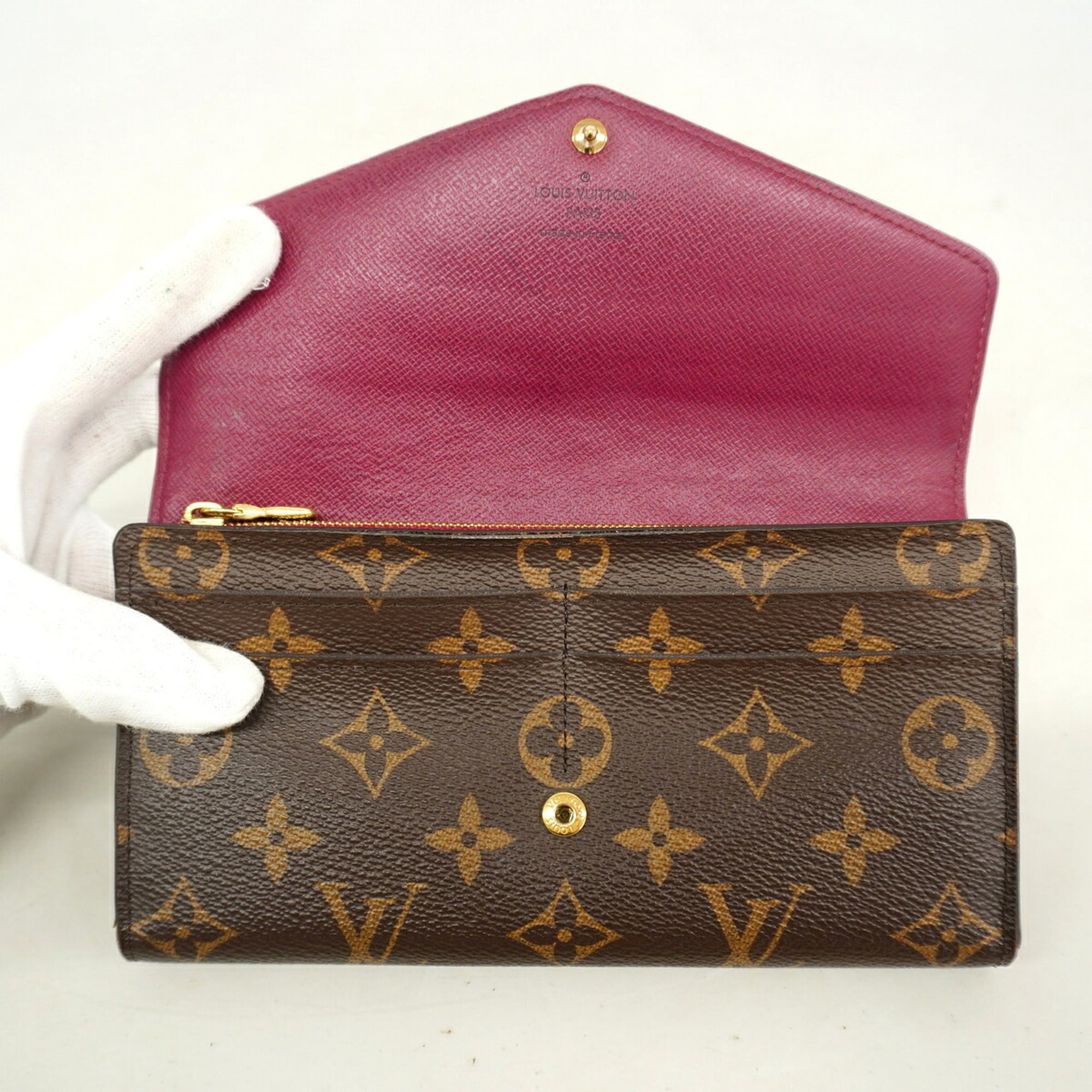 Louis Vuitton Fuchsia Long Wallet (Bi-Fold) (Pre-Owned)
