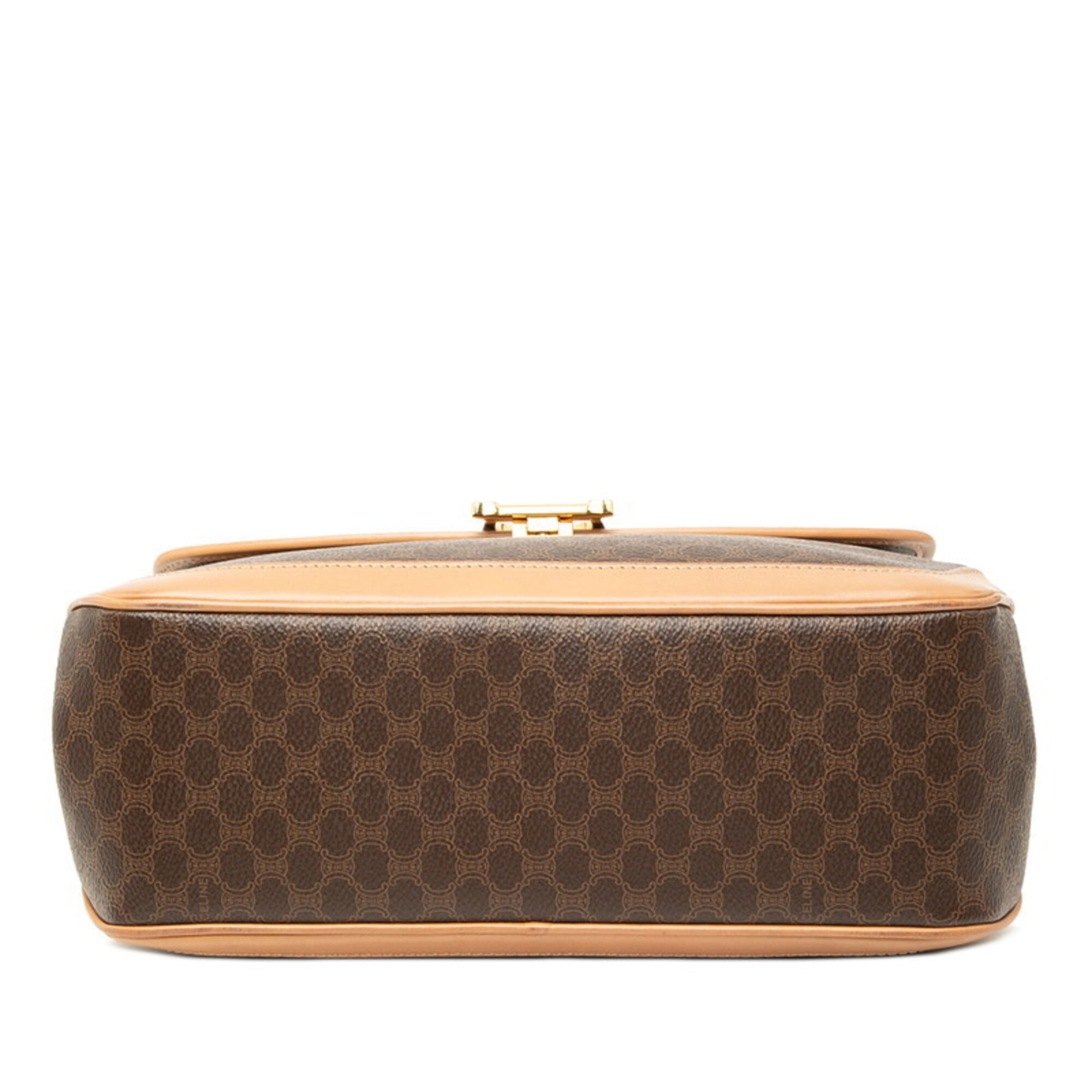 Celine Brown Pvc Leather Handbag (Pre-Owned)
