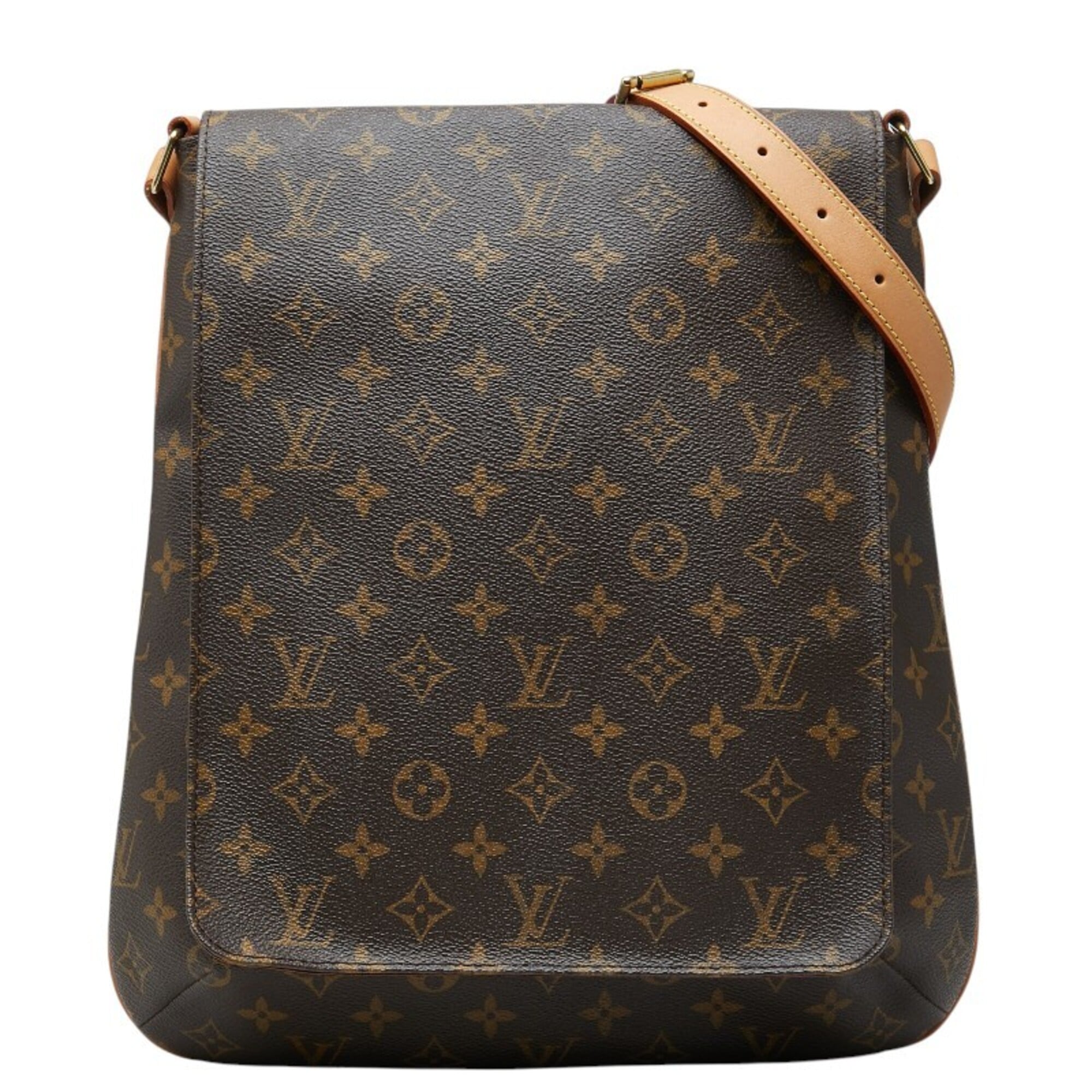 Louis Vuitton Brown Pvc Leather Shoulder Bag (Pre-Owned)