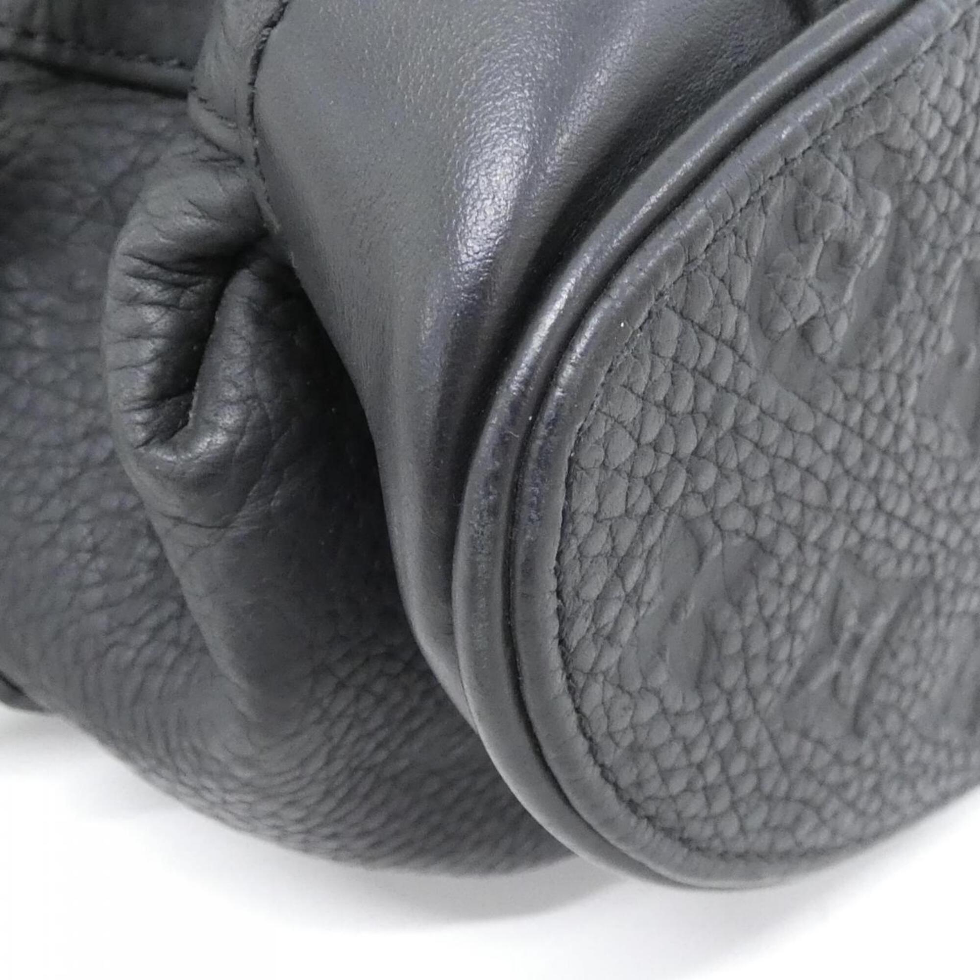 Louis Vuitton Black Leather Backpack (Pre-Owned)