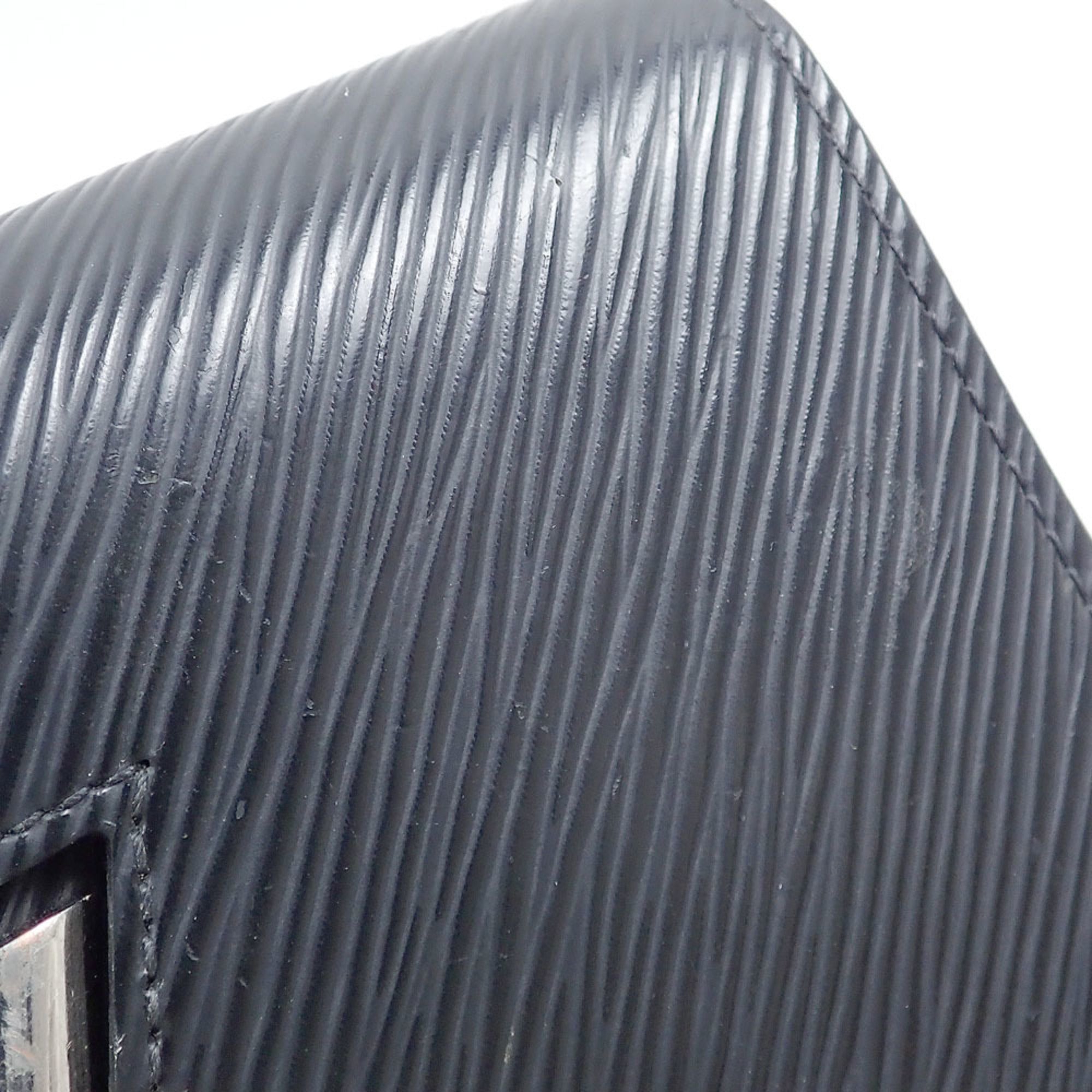 Louis Vuitton Epi Noir Epi Leather Long Wallet (Bi-Fold) (Pre-Owned)