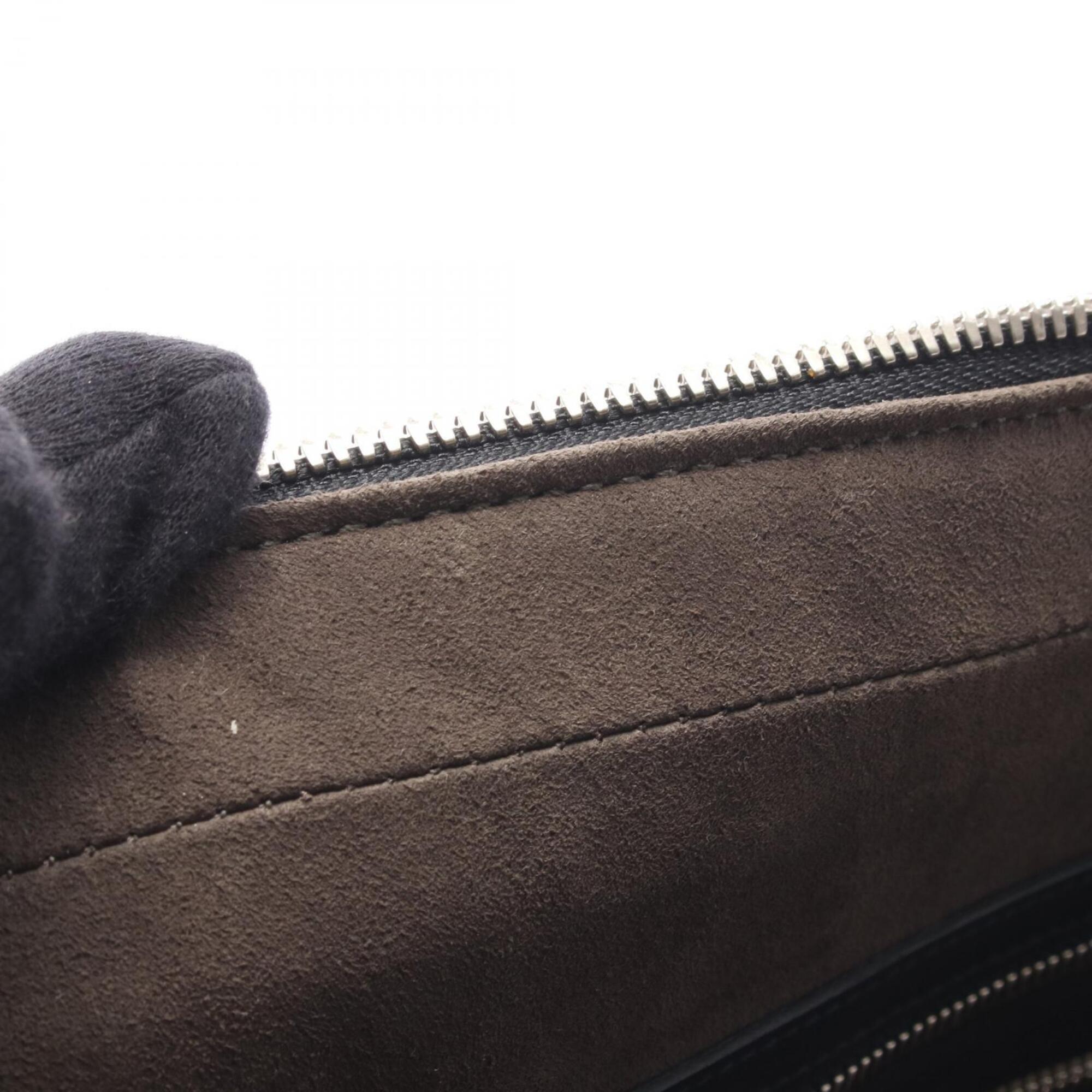 Gucci Black Leather Briefcase (Pre-Owned)