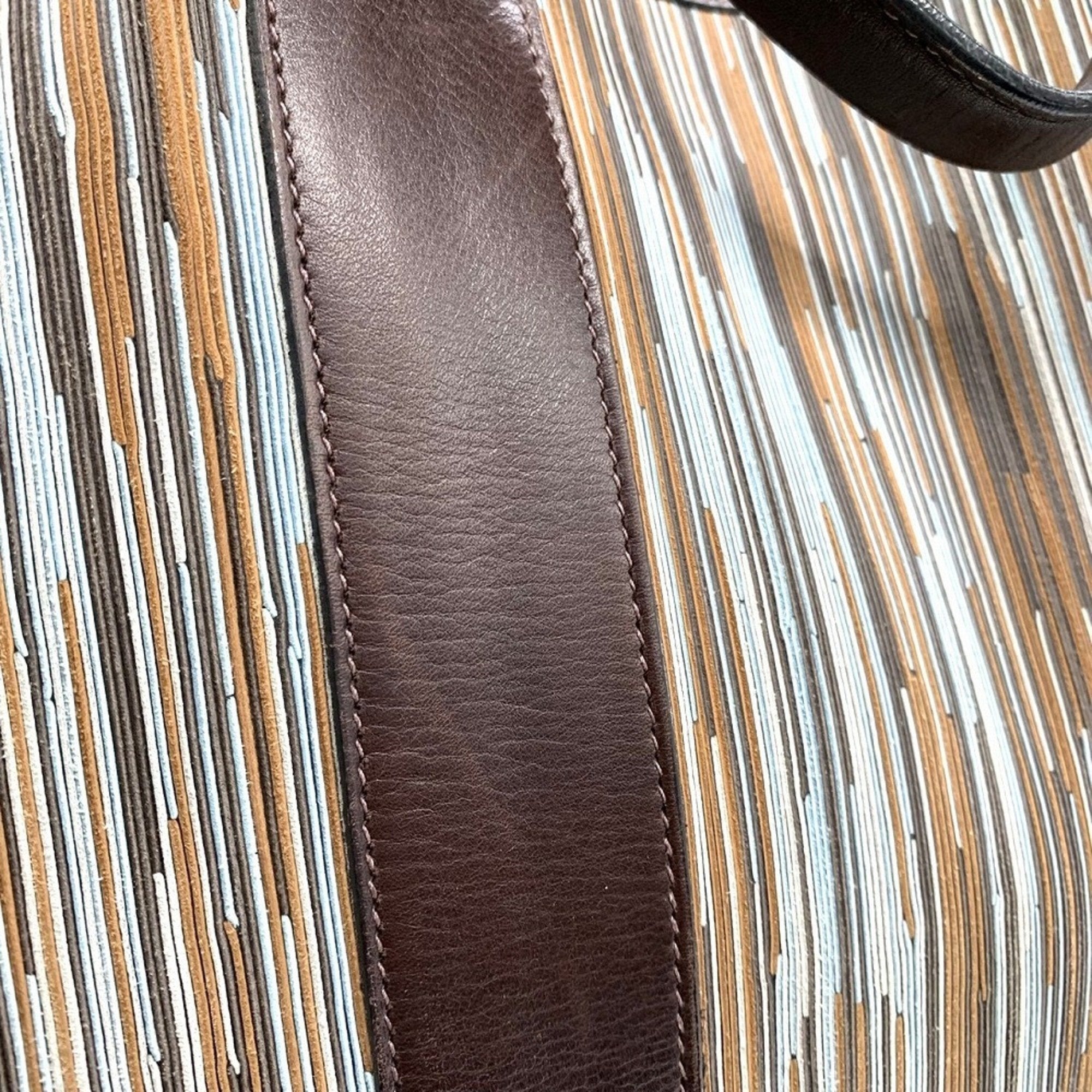 Hermes Brown Leather Tote Bag (Pre-Owned)