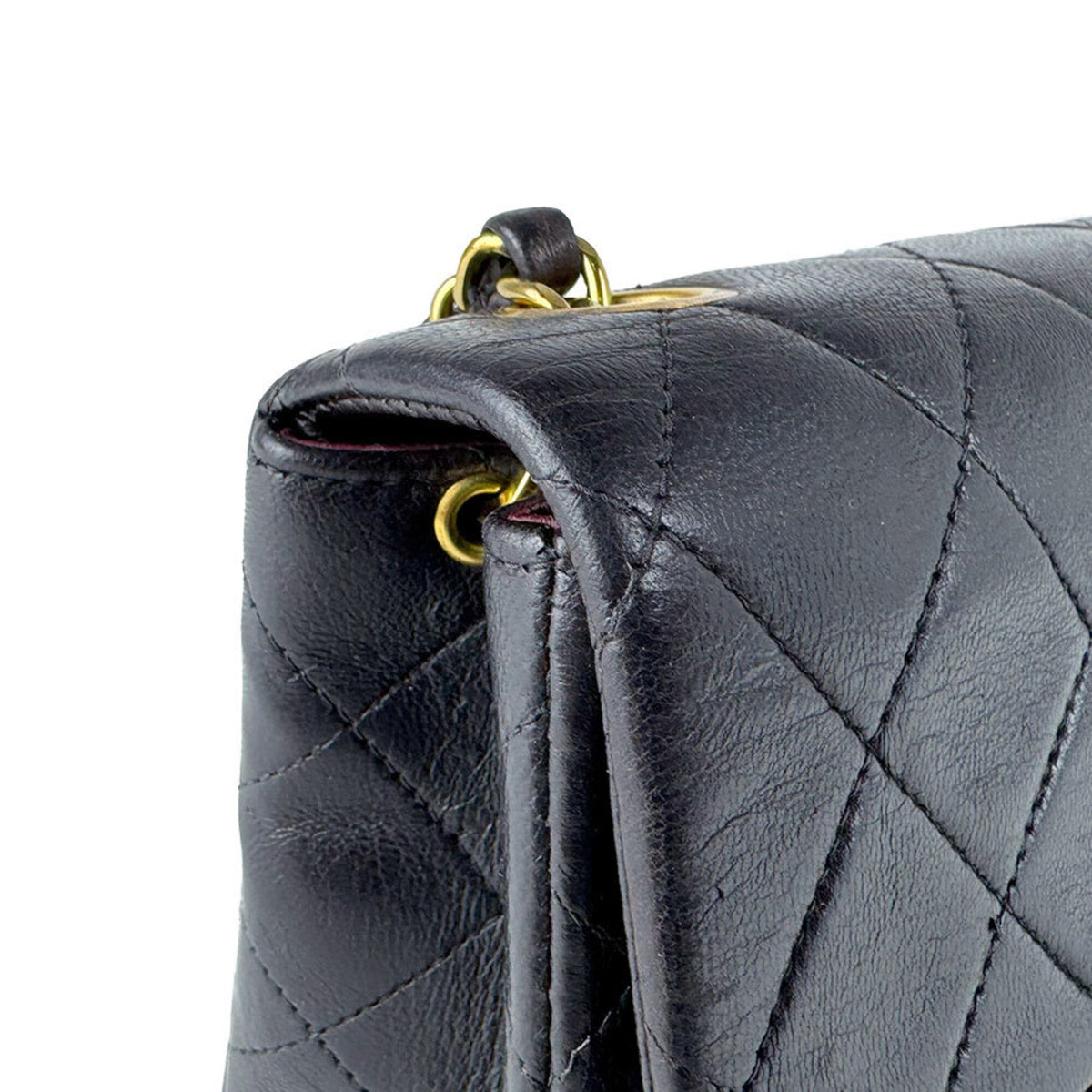 Chanel Black Leather Shoulder Bag (Pre-Owned)