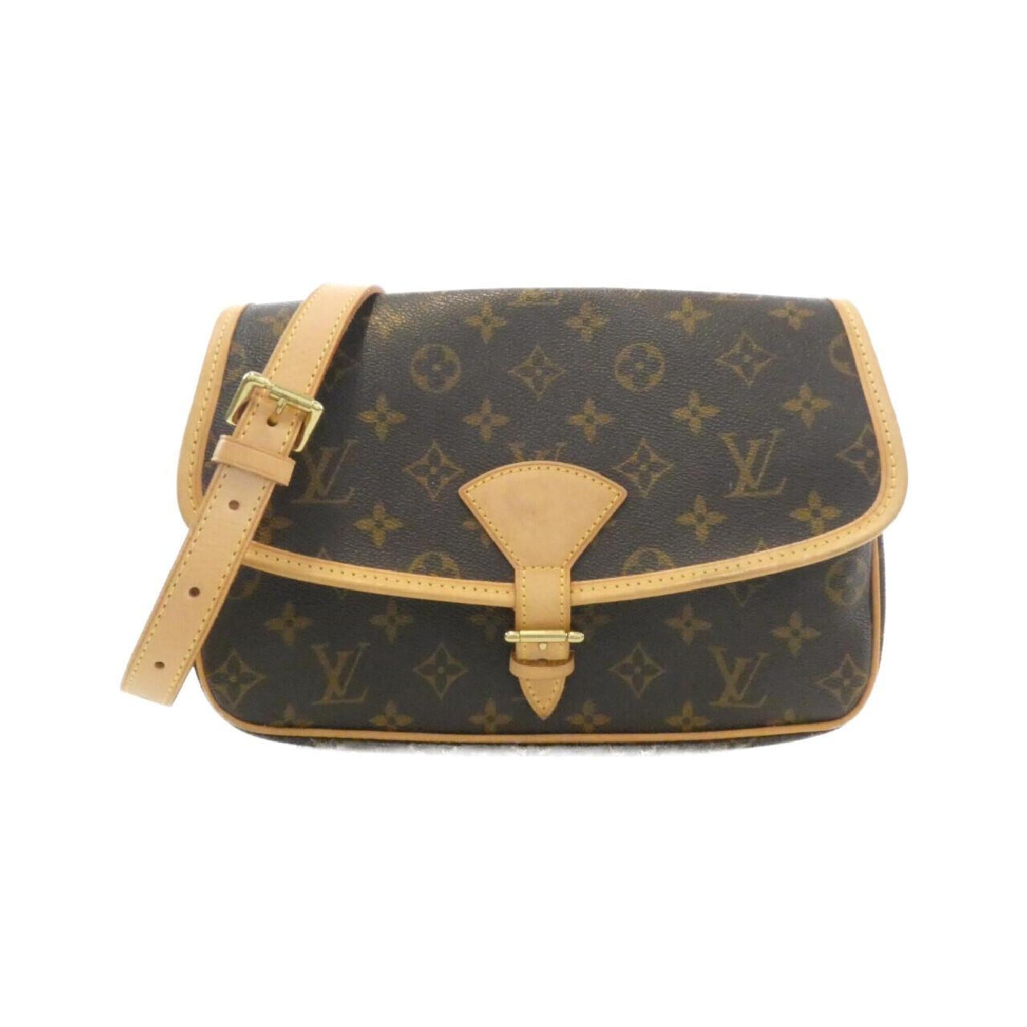 Louis Vuitton Marron Coated Canvas Shoulder Bag (Pre-Owned)