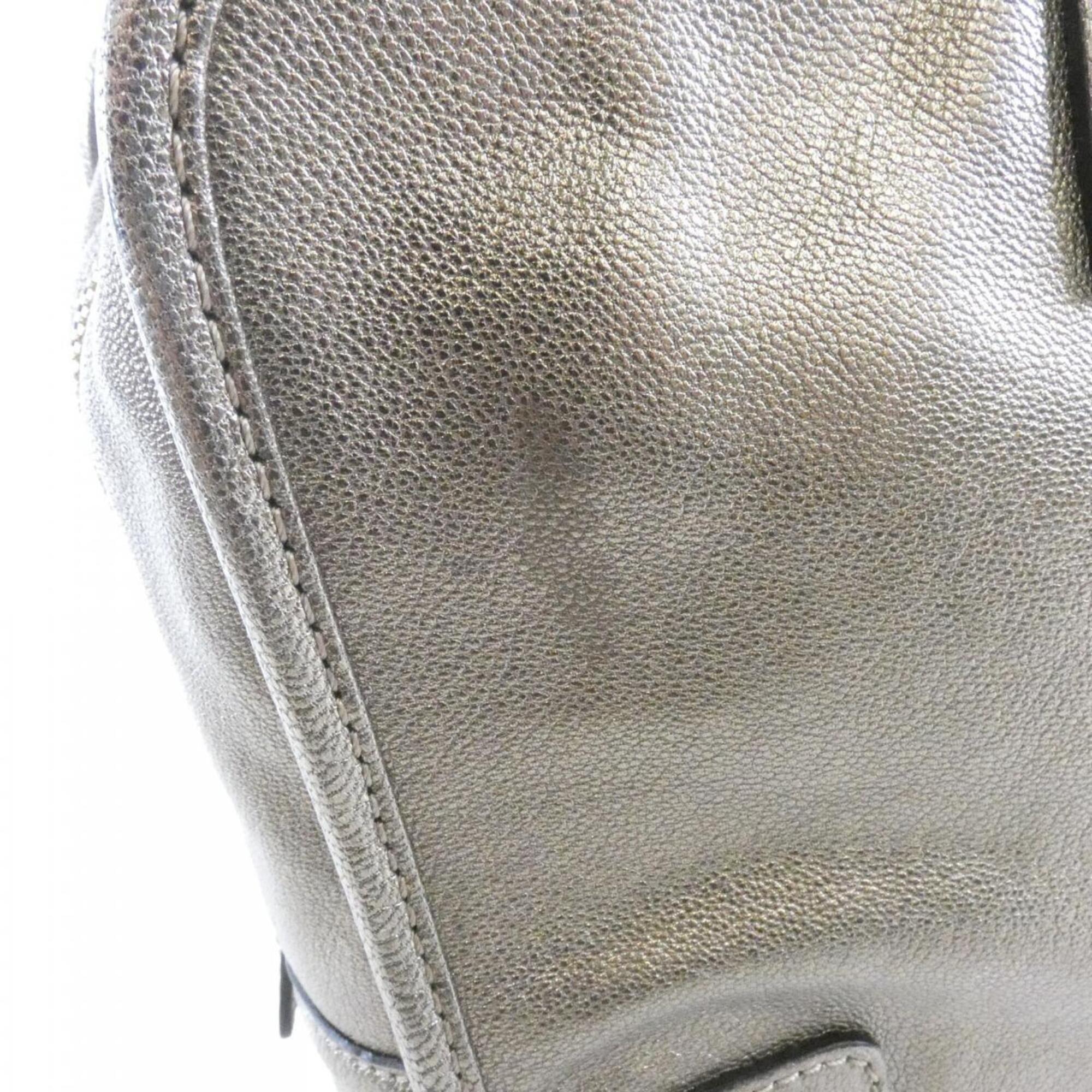 Loewe Bronze Brown Leather Handbag (Pre-Owned)