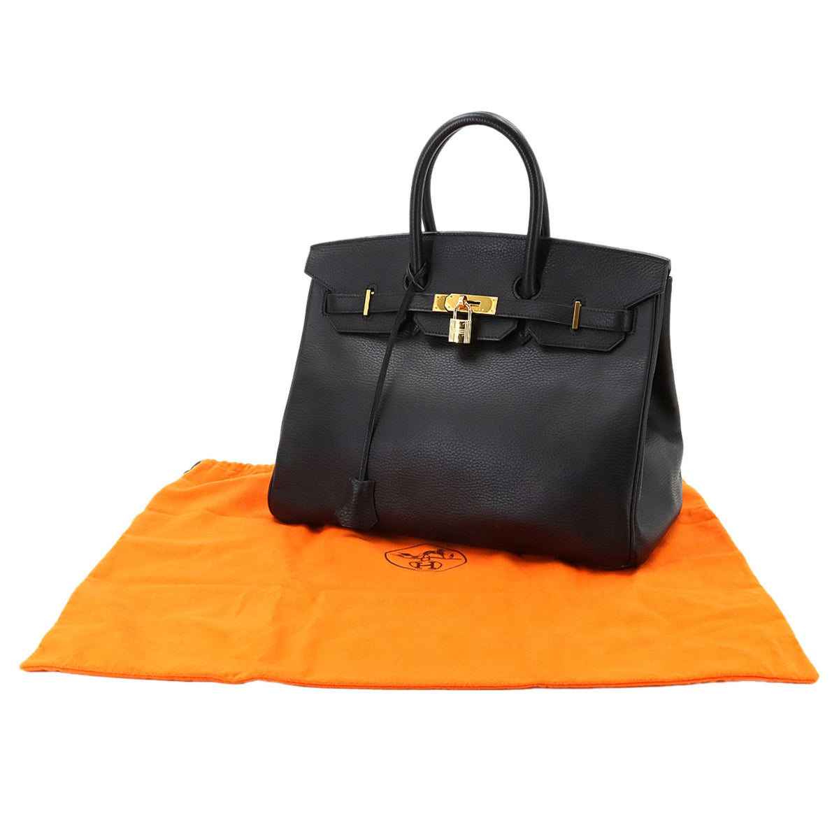 Hermes Black Ardennes Leather Handbag (Pre-Owned)