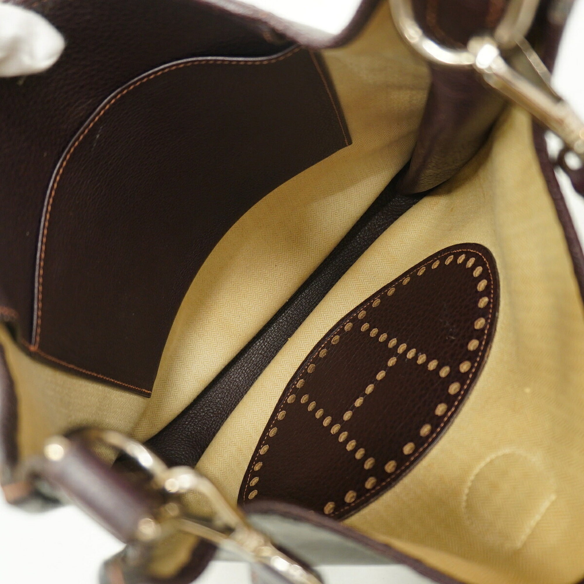 Hermes Dark Brown Amazonia Shoulder Bag (Pre-Owned)