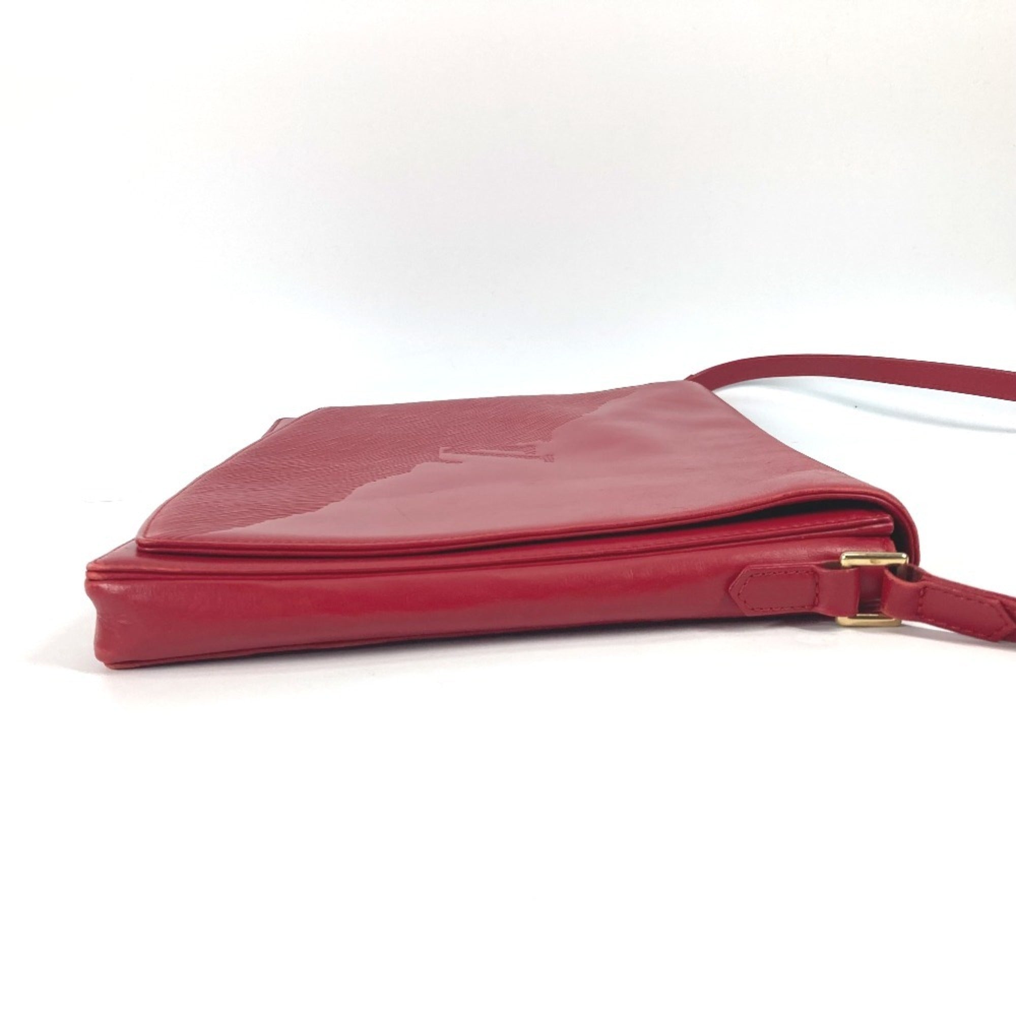 Louis Vuitton Opera Red Color Leather Shoulder Bag (Pre-Owned)