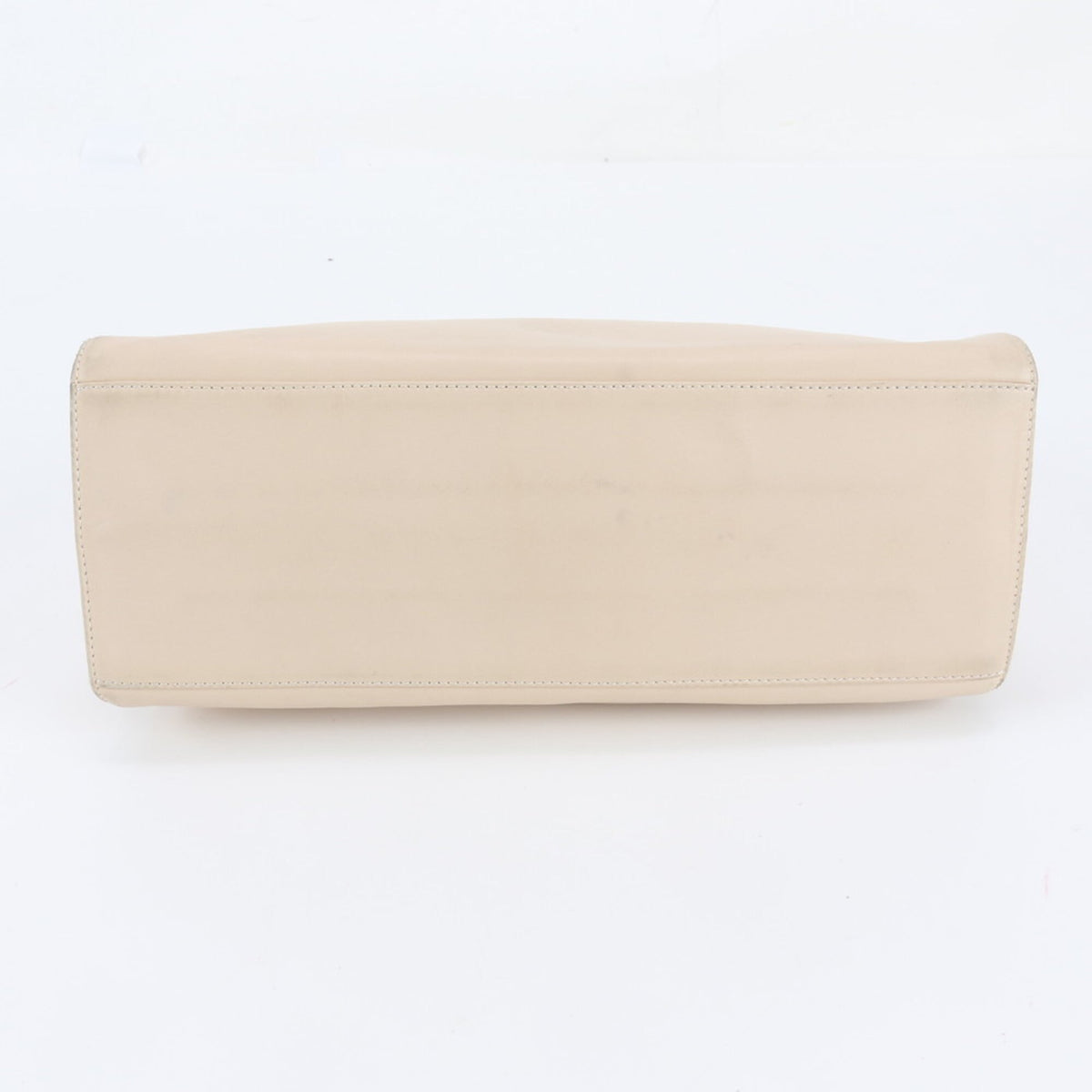 Loewe Beige Leather Handbag Tote Bag (Pre-Owned)