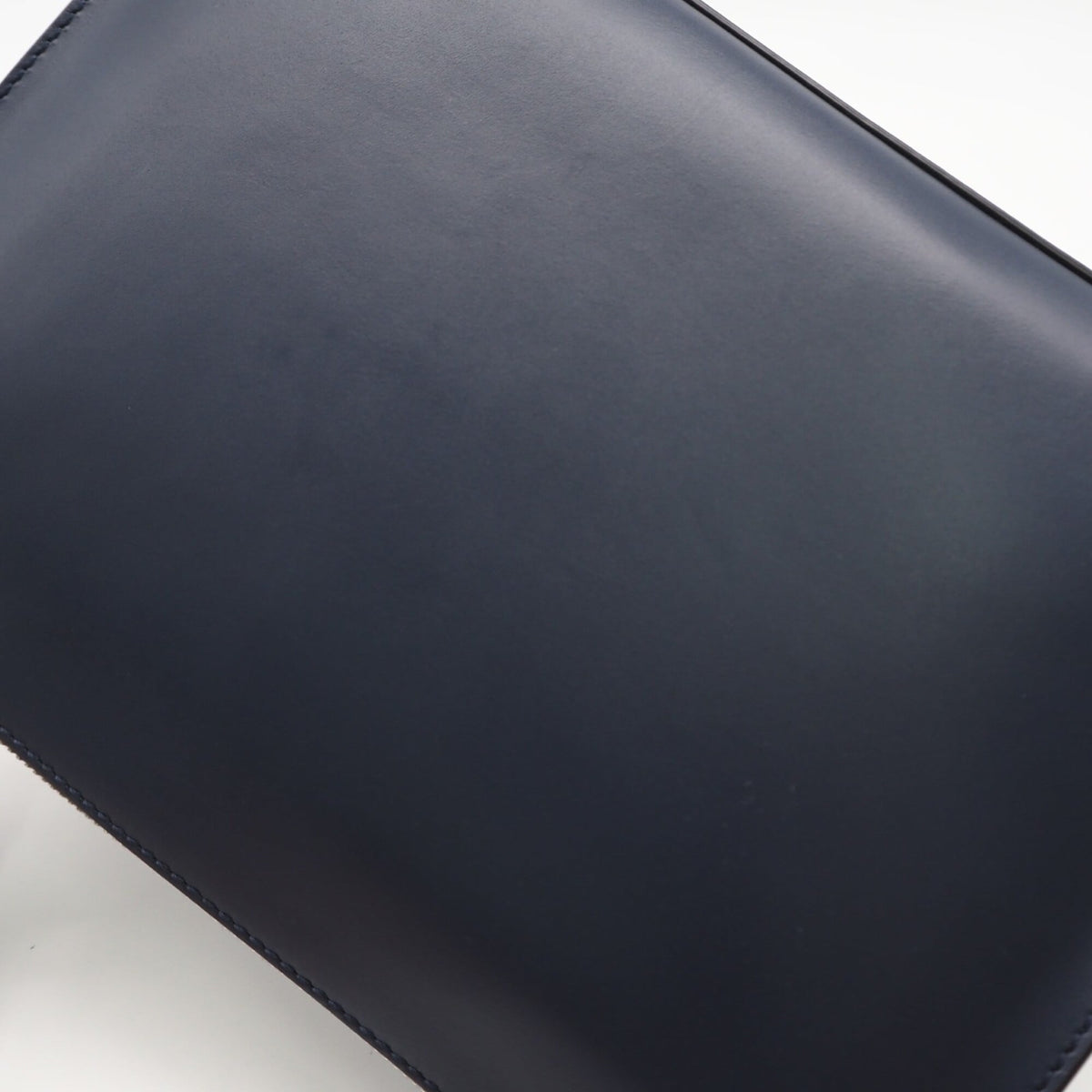 Fendi Navy Leather Clutch Bag (Pre-Owned)