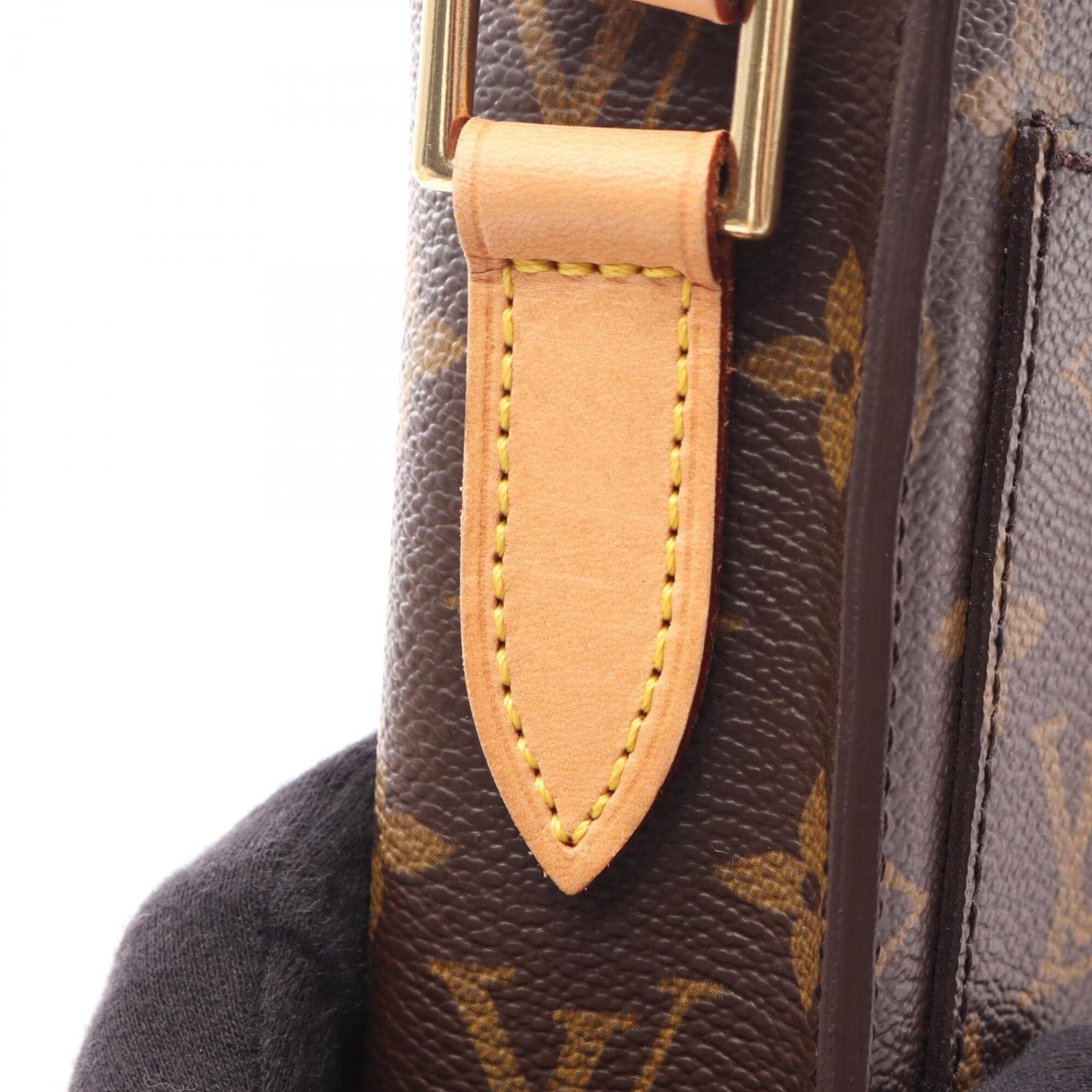 Louis Vuitton Brown Monogram Leather Coated Canvas Handbag Shoulder Bag (Pre-Owned)