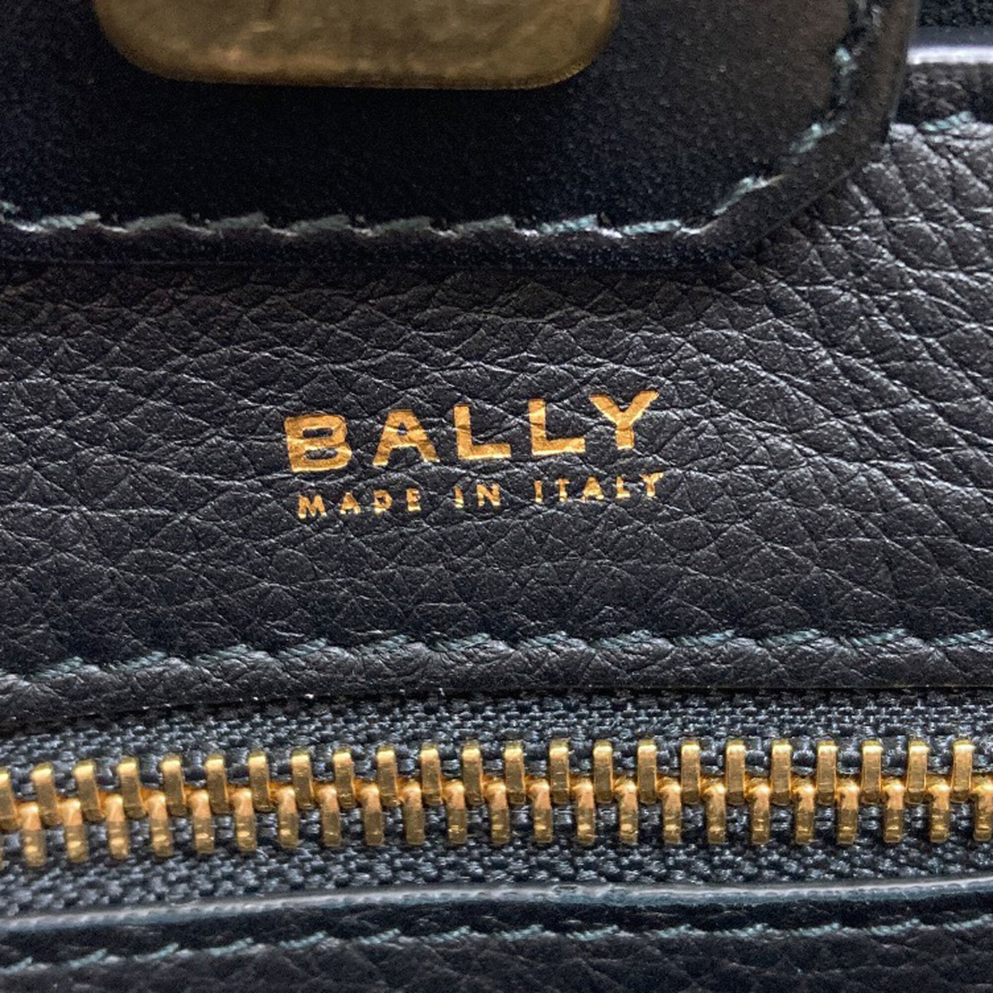 Bally Black Leather Tote Bag (Pre-Owned)