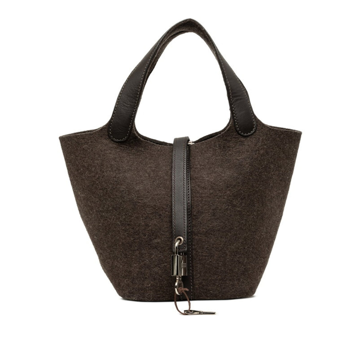 Hermes Picotin Ebene Swift Leather Handbag (Pre-Owned)