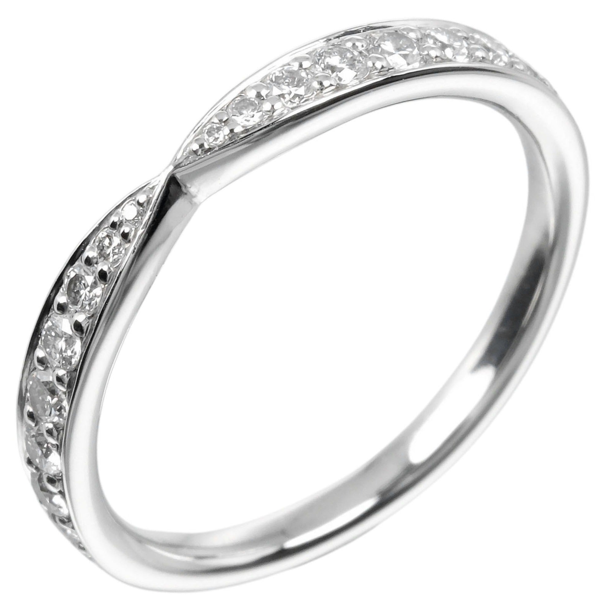Tiffany Platinum Platinum 950 Band Ring (Pre-Owned)