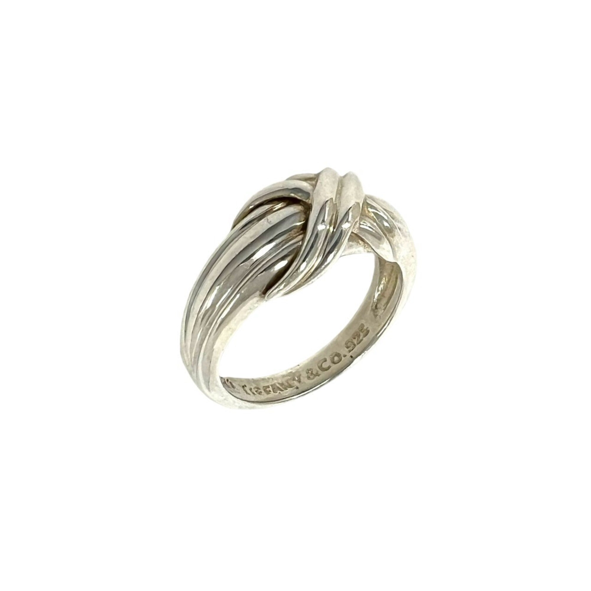 Tiffany Silver Silver 925 Band Ring (Pre-Owned)