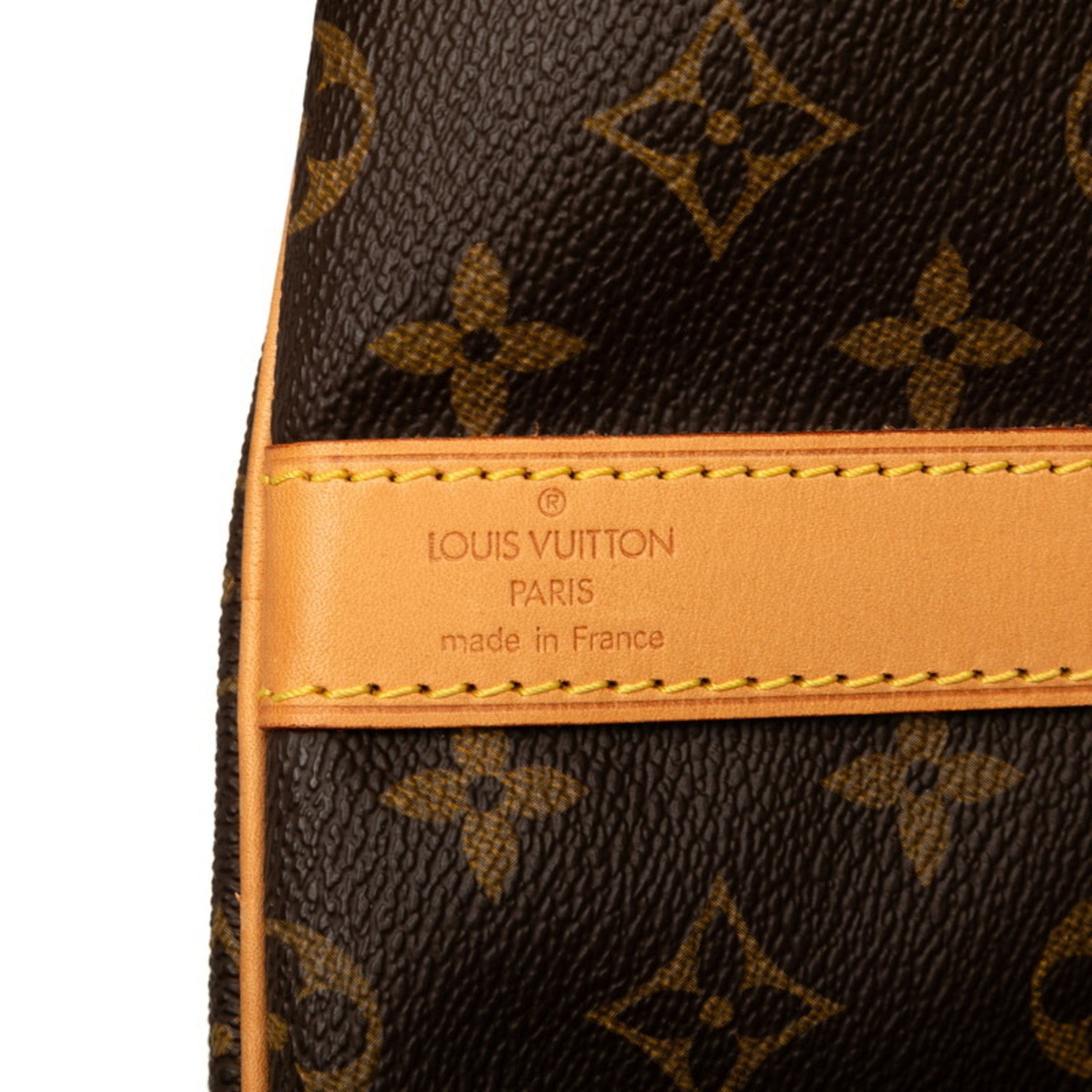 Louis Vuitton Brown Pvc Leather Boston Bag Shoulder Bag (Pre-Owned)