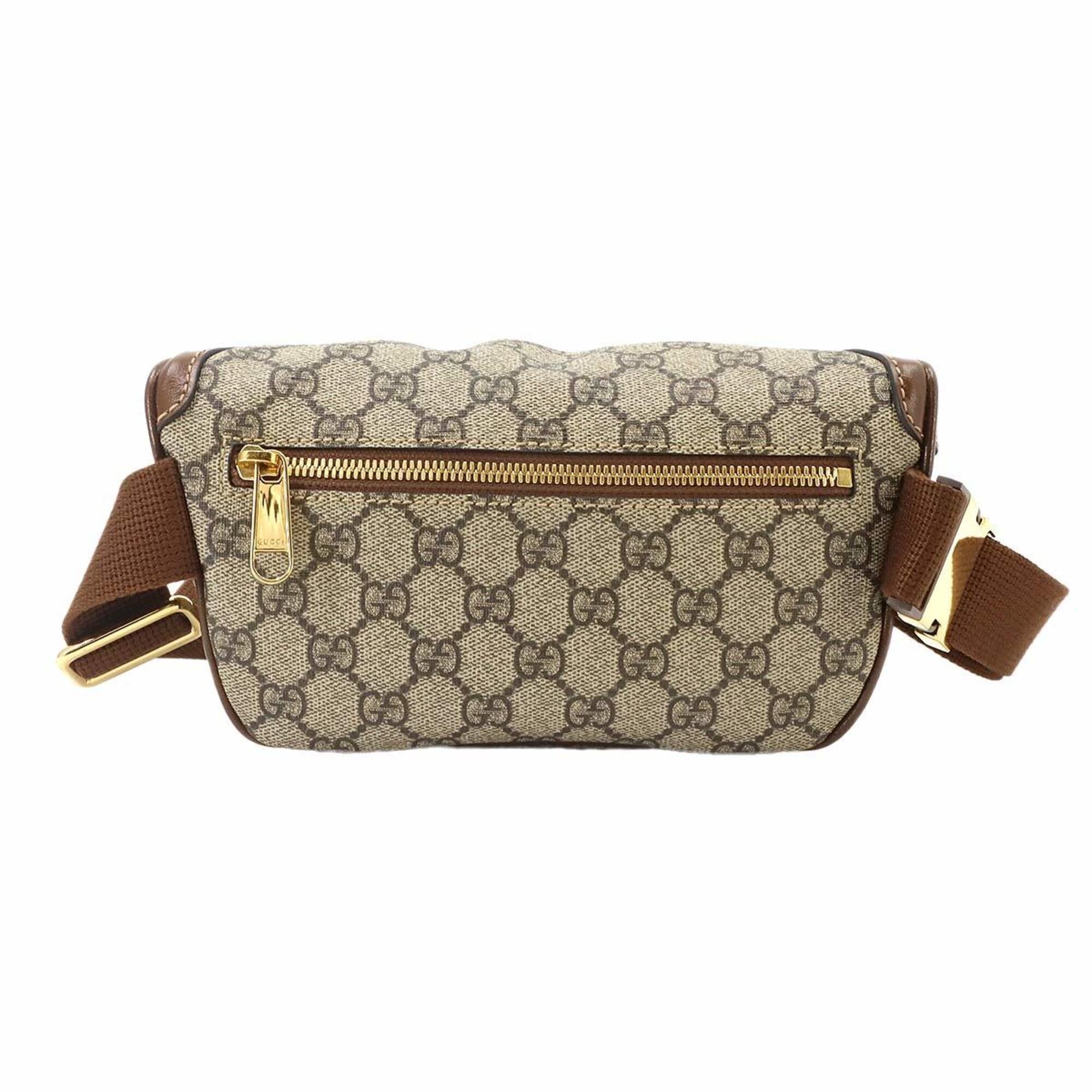 Gucci Gg Supreme Leather Fanny Pack (Pre-Owned)
