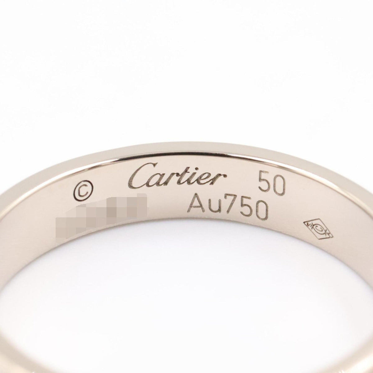 Cartier Silver White Gold (18K) Band Ring (Pre-Owned)