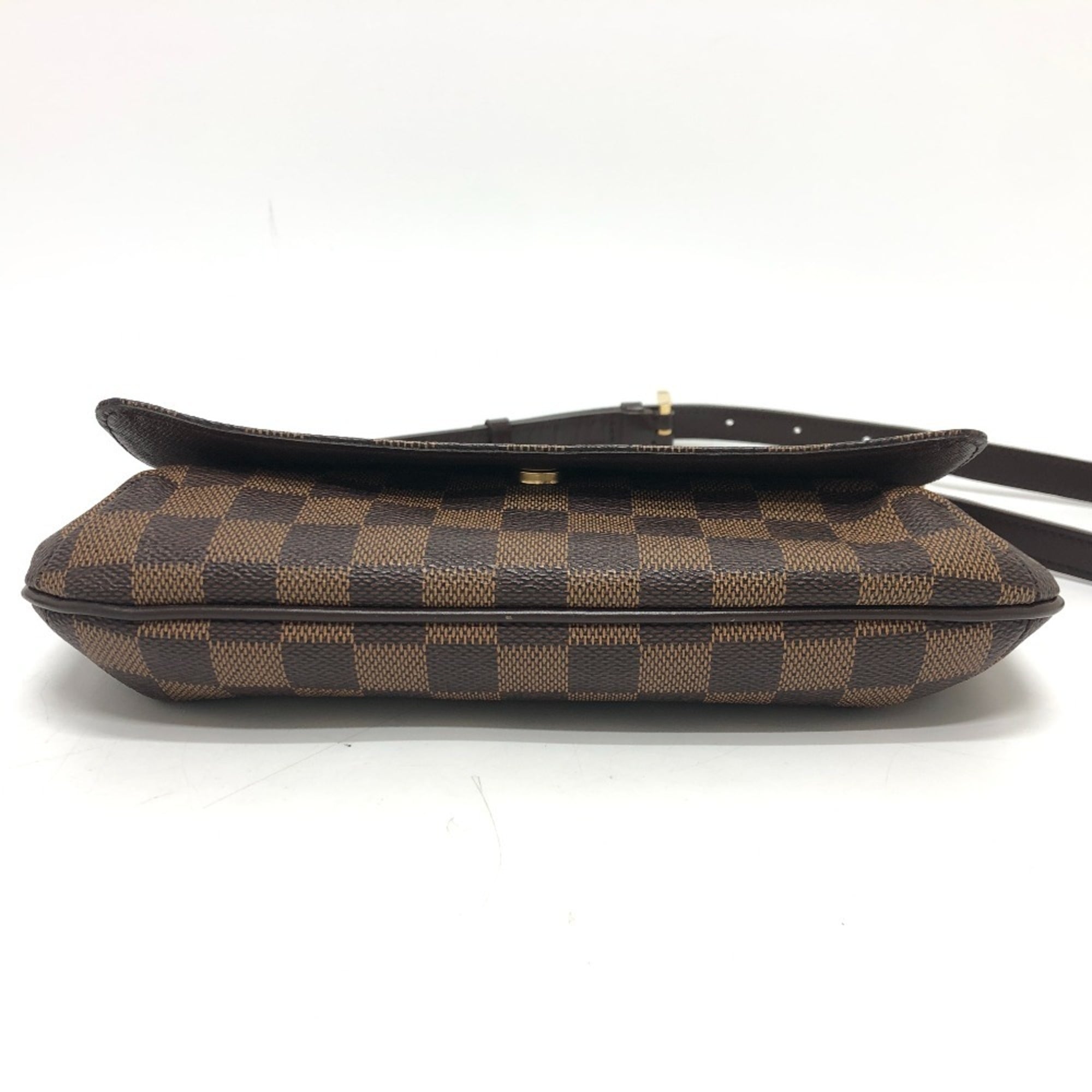 Louis Vuitton Ebene Damier Canvas Handbag Shoulder Bag (Pre-Owned)