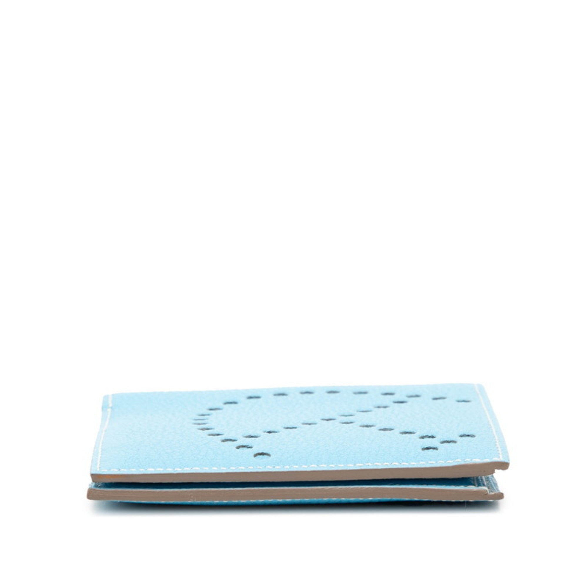 Hermes Blue Celeste Chevre Myzore Leather Wallet (Bi-Fold) (Pre-Owned)
