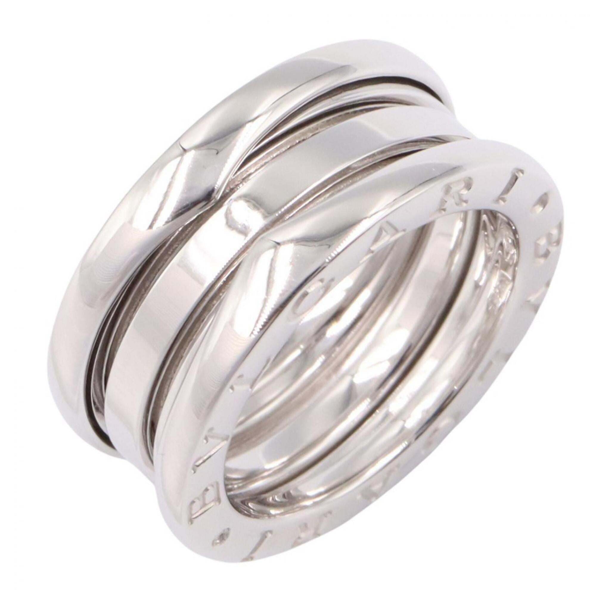 Bvlgari Silver White Gold (18K) Band Ring (Pre-Owned)