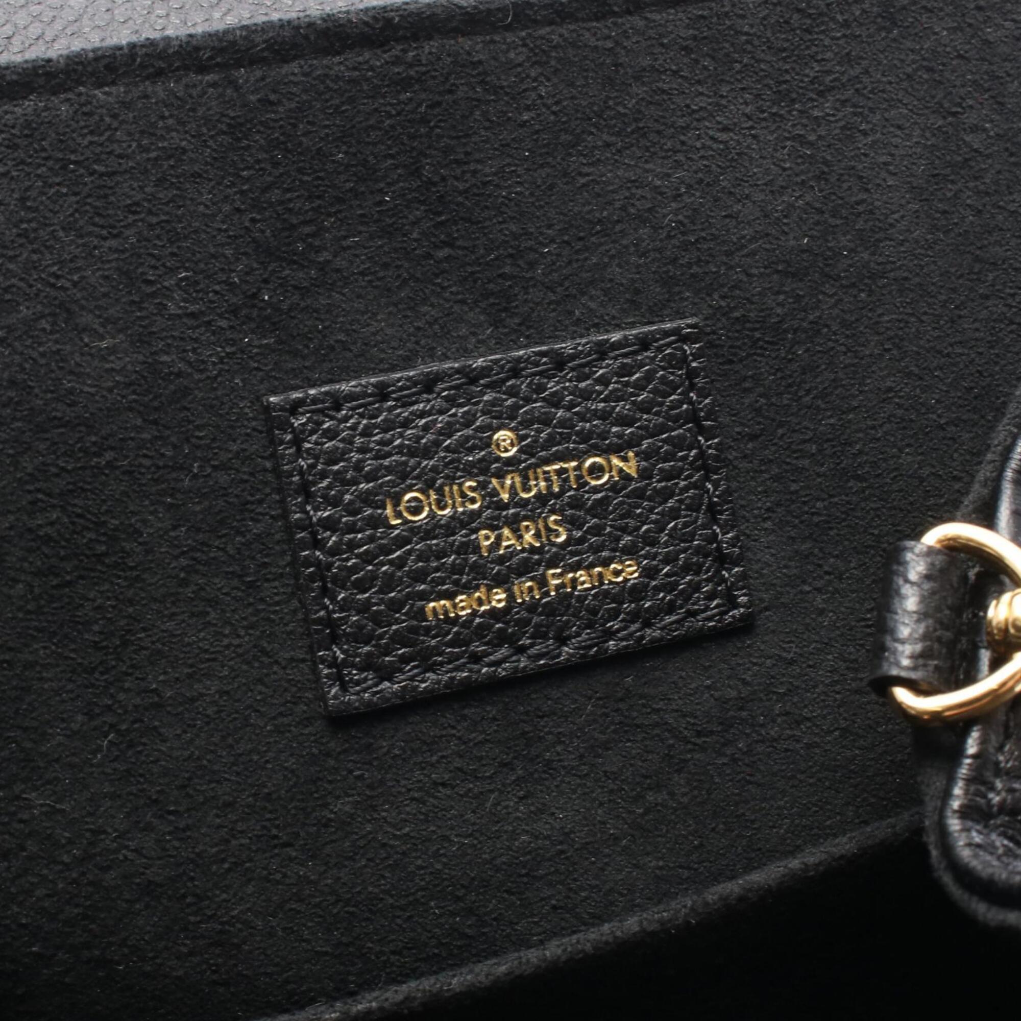 Louis Vuitton Black Noir Monogram Empreinte Backpack Handbag (Pre-Owned)