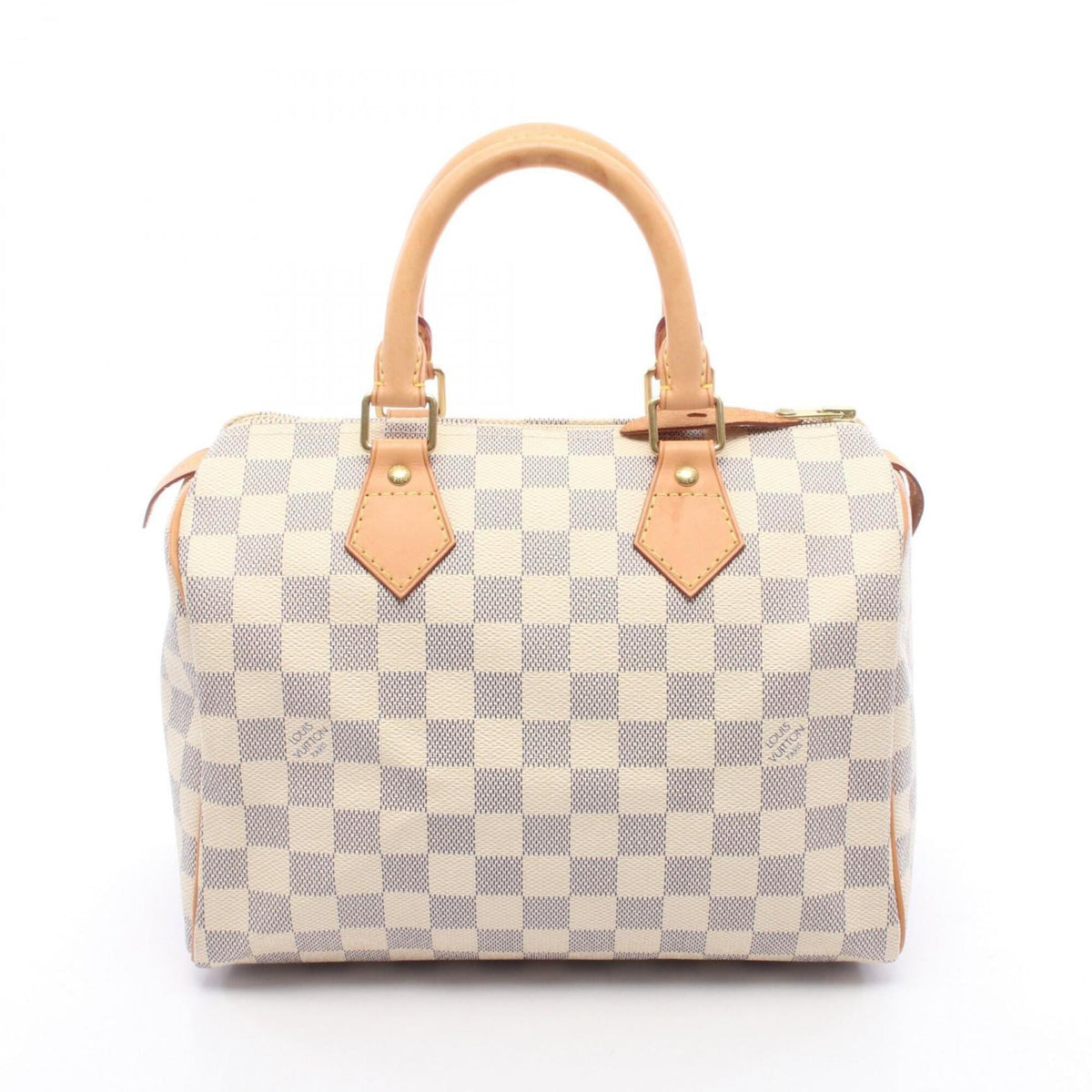 Louis Vuitton Damier Azur White Damier Azur Leather Handbag (Pre-Owned)