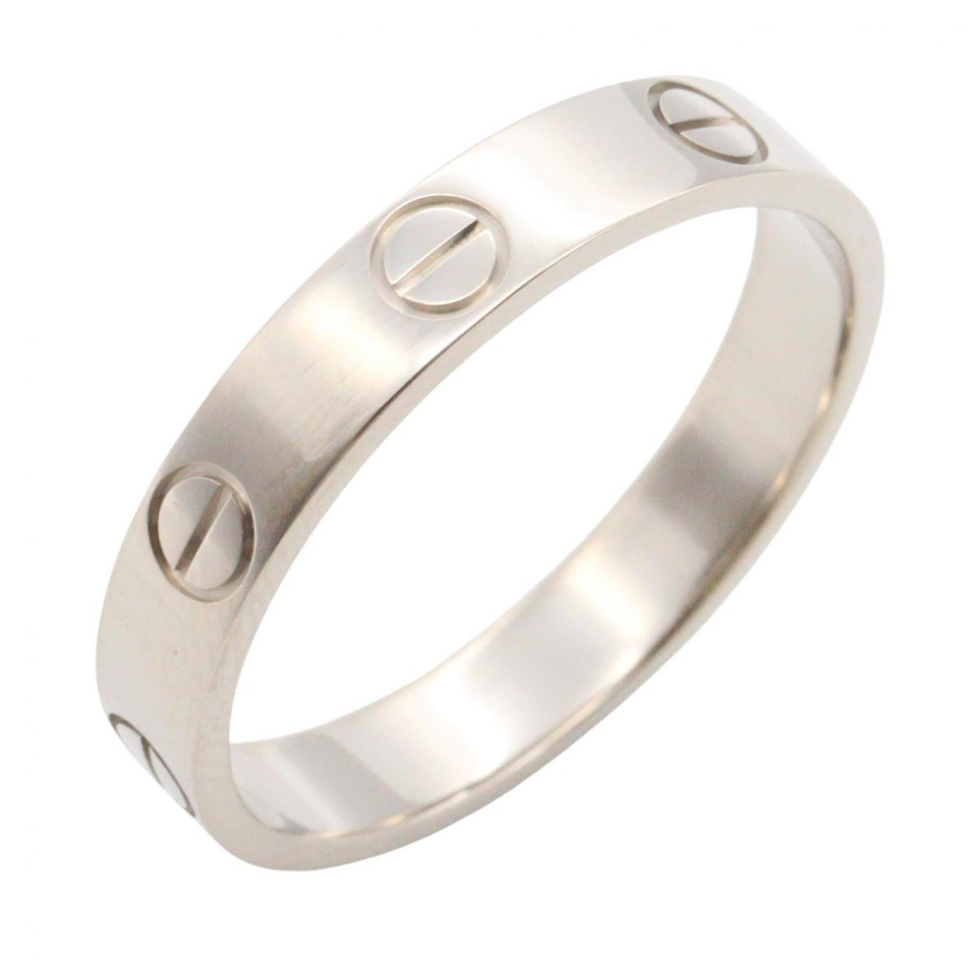 Cartier Silver White Gold (18K) Band Ring (Pre-Owned)