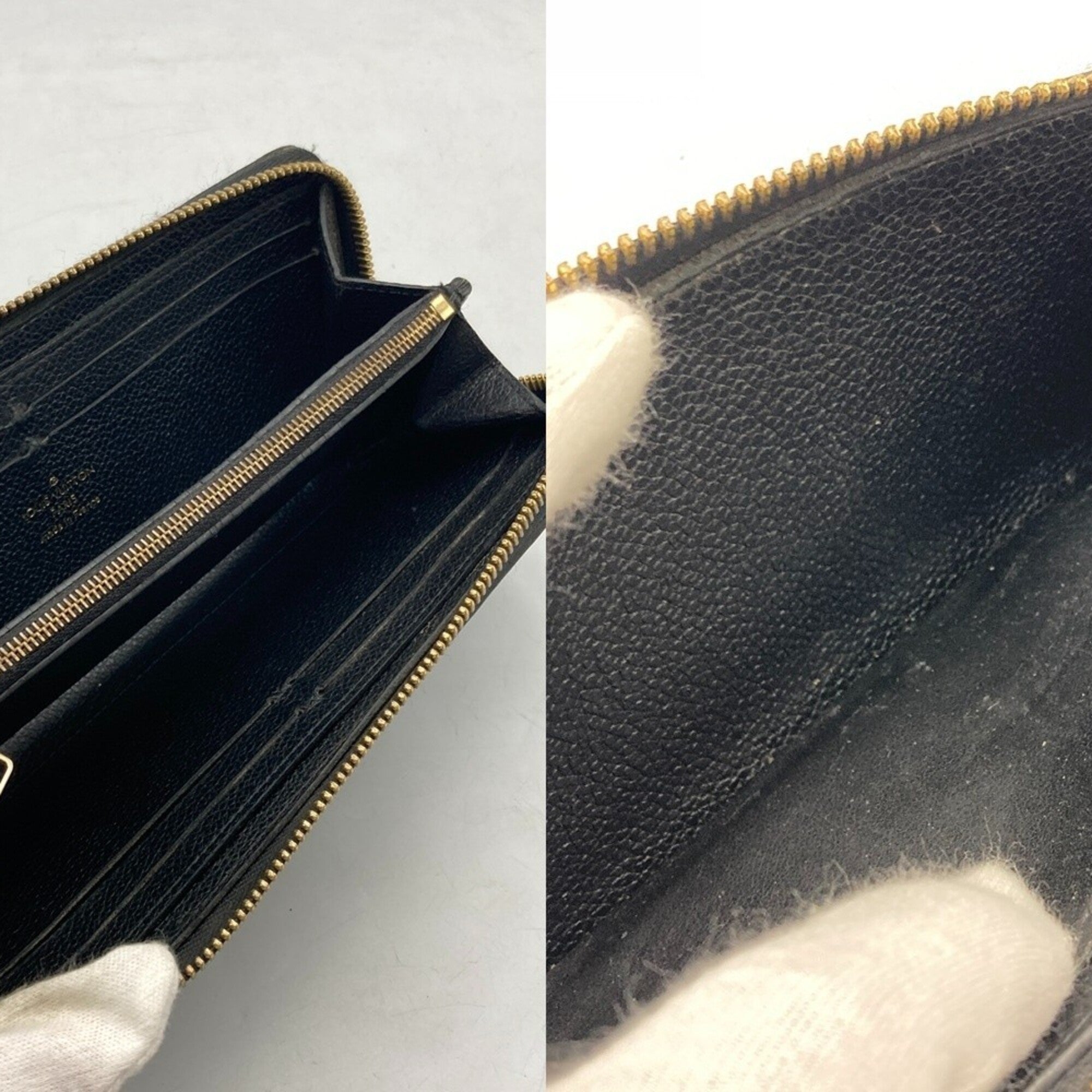 Louis Vuitton Monogram Empreinte Black Monogram Empreinte Long Wallet (Bi-Fold) (Pre-Owned)