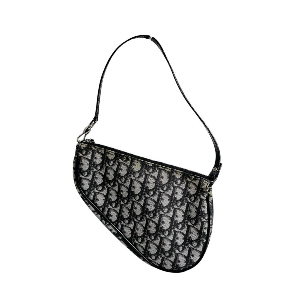 Christian Dior Black Pvc Handbag Pouch (Pre-Owned)
