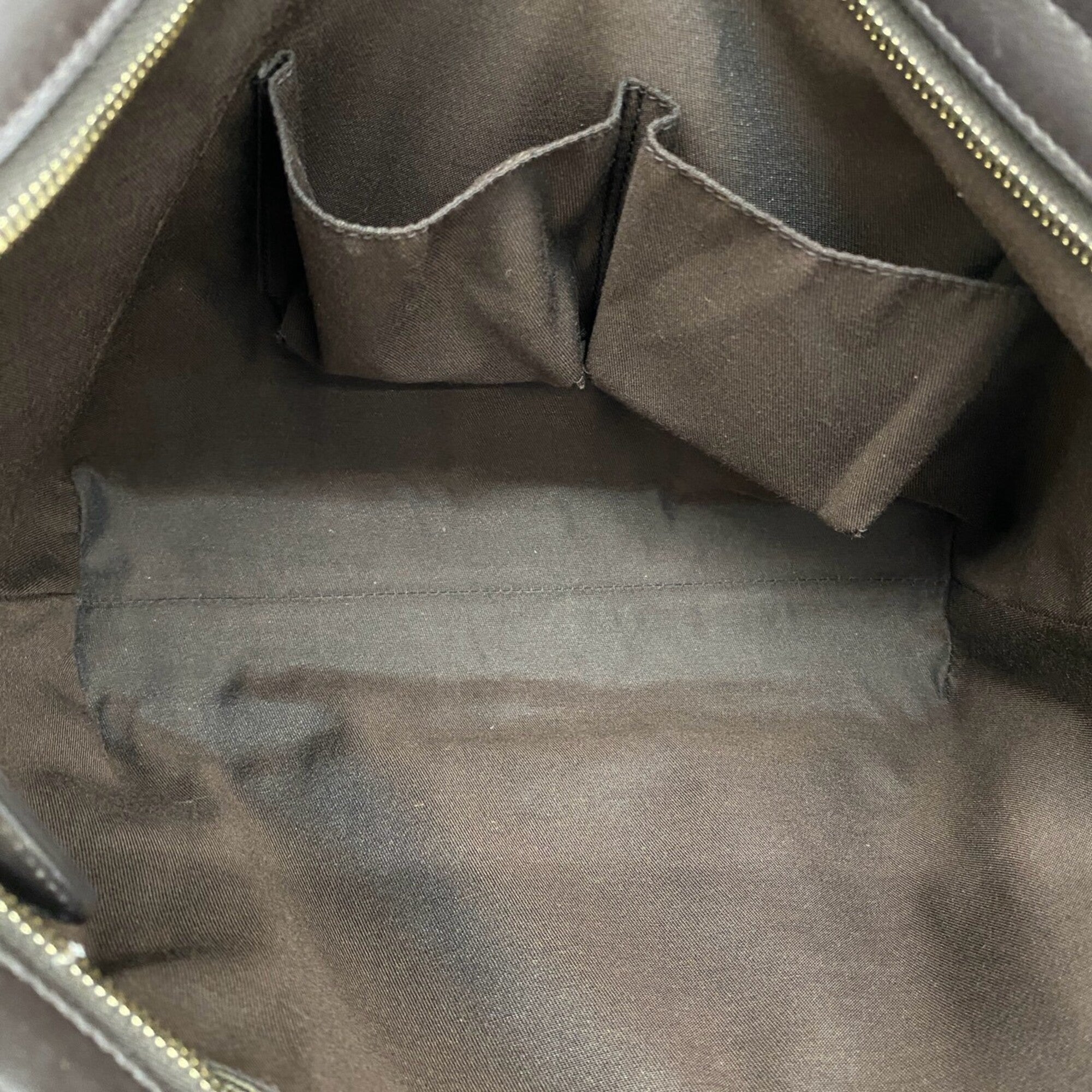 Gucci Beige Brown Pvc Leather Handbag Shoulder Bag Tote Bag (Pre-Owned)
